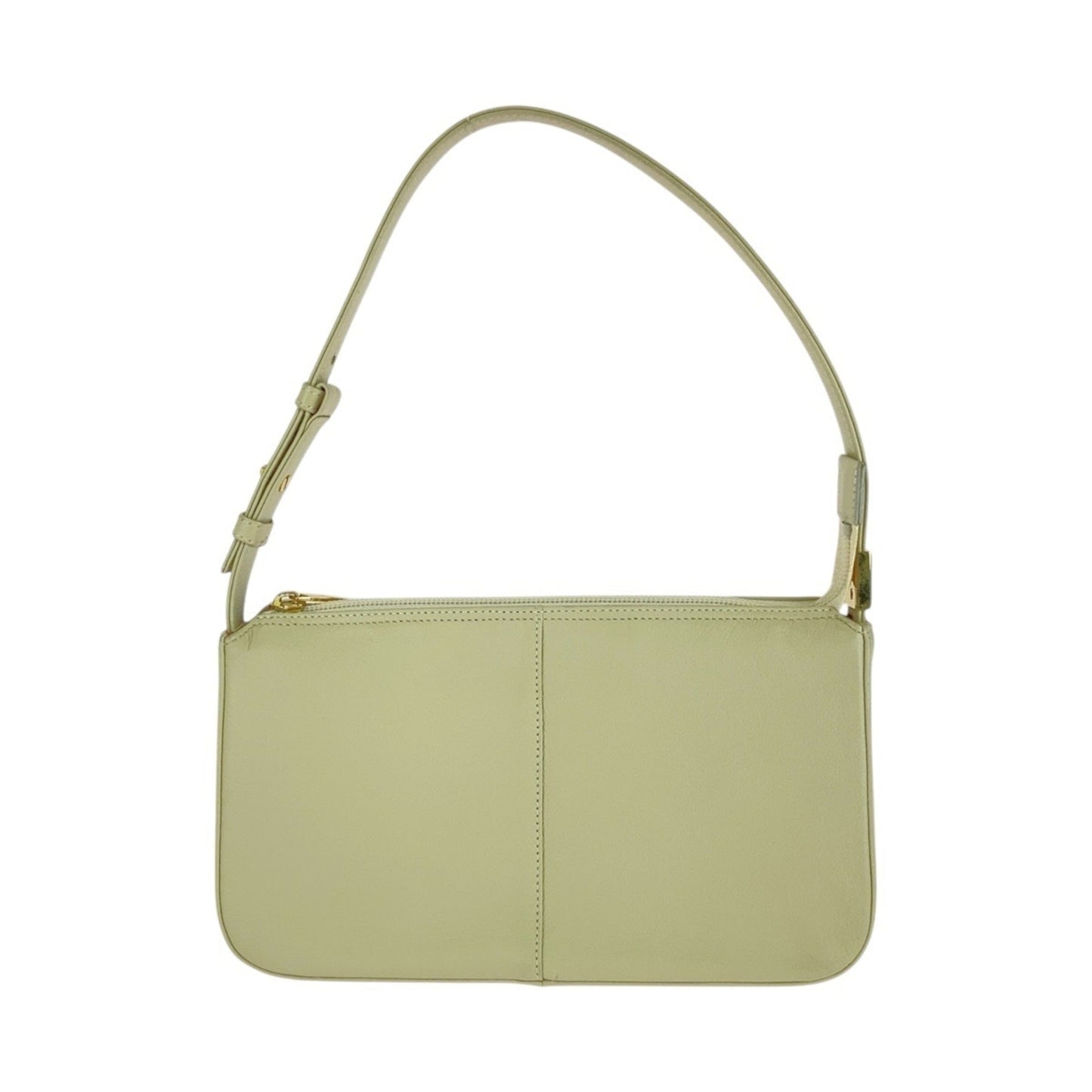 Burberry Cream Off-White Leather Handbag Shoulder Bag ( )