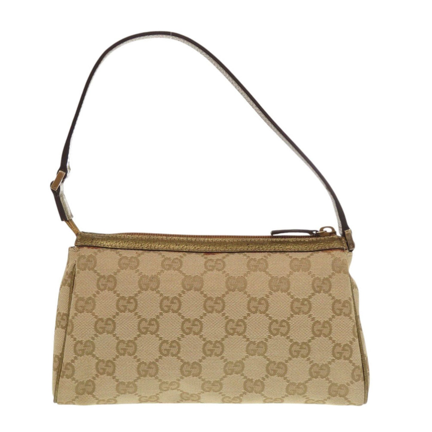Gucci Beige Gg Canvas Handbag Pouch ( )