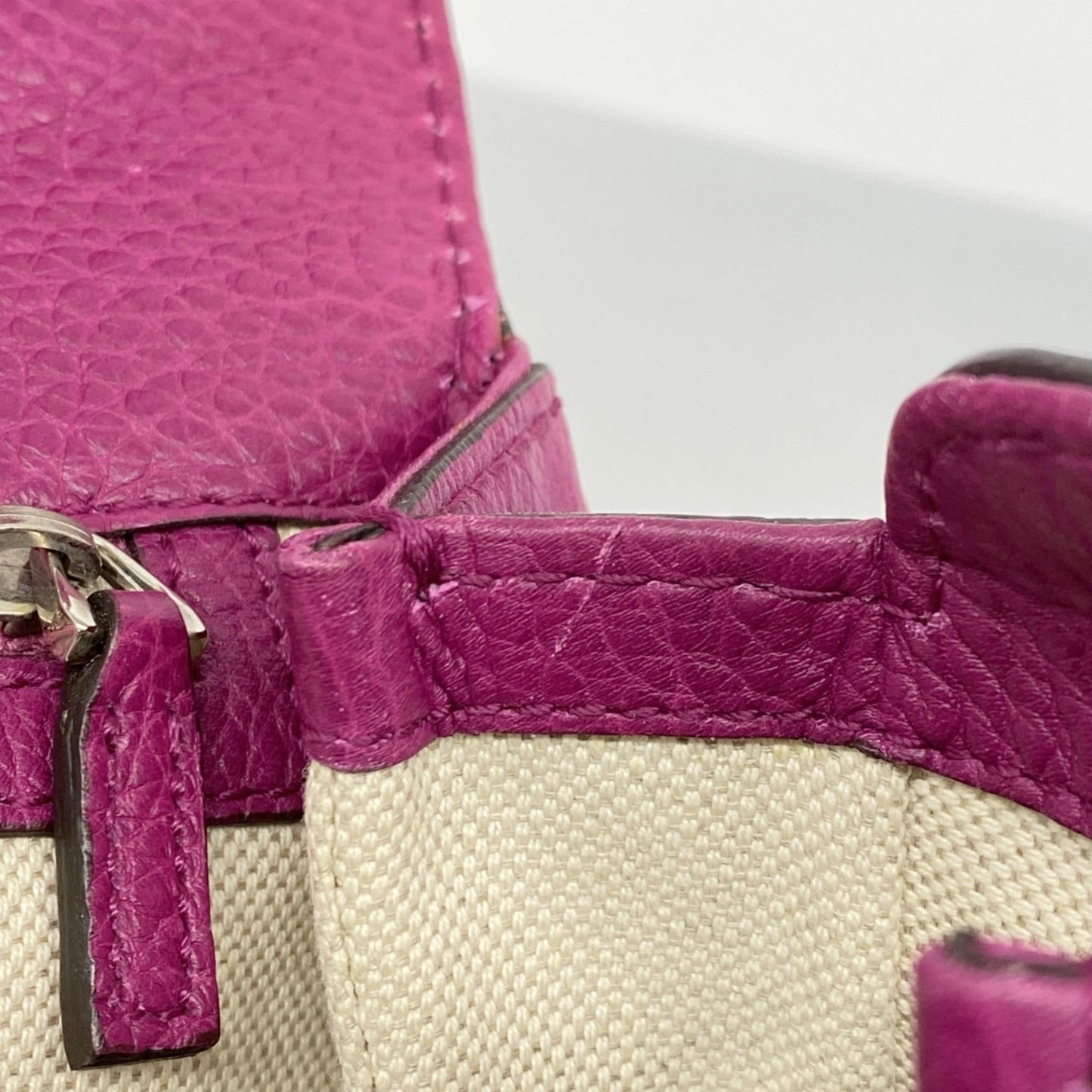 Gucci Purple Leather Handbag ( )