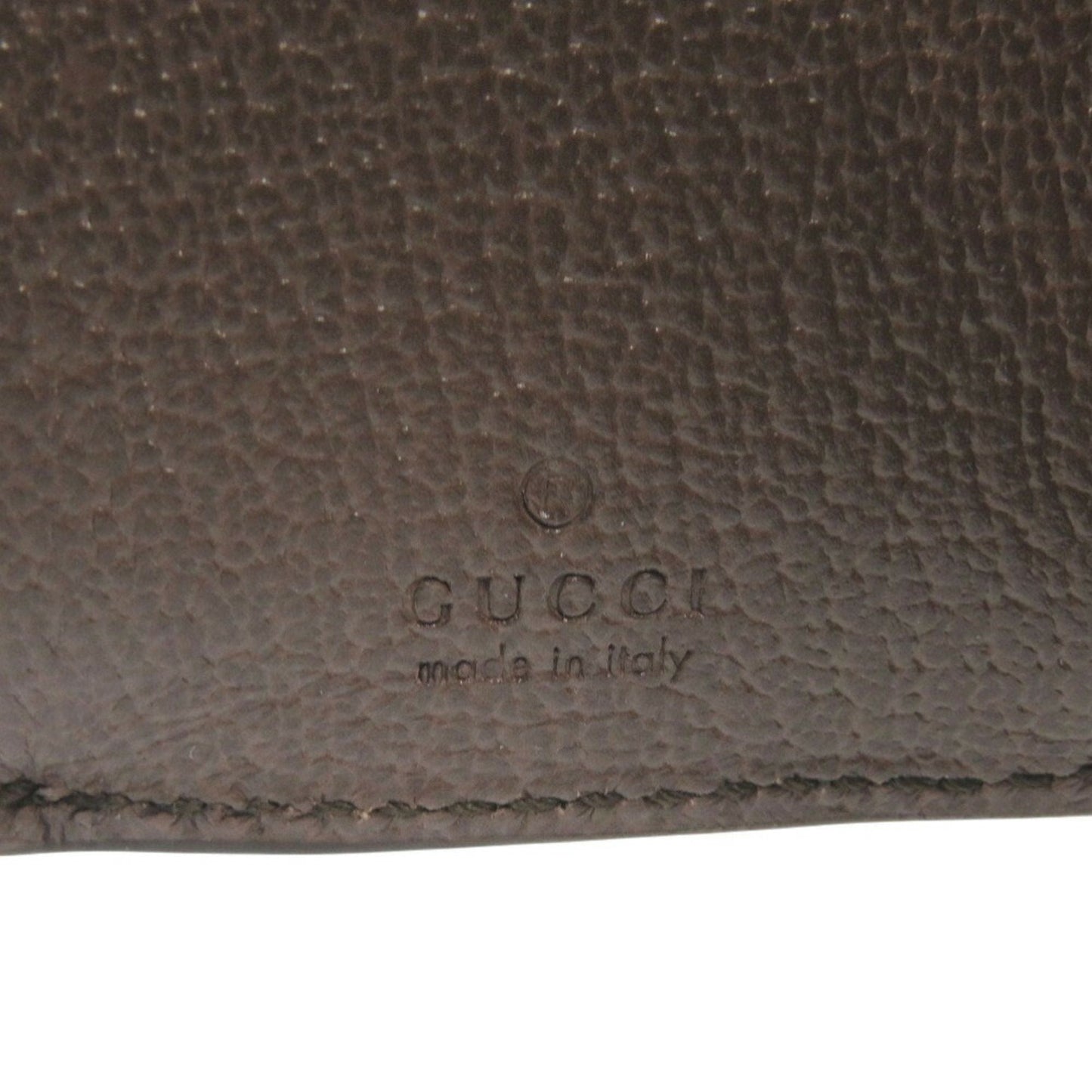 Gucci Beige Brown Gg Supreme Leather Wallet (Tri-Fold) ( )