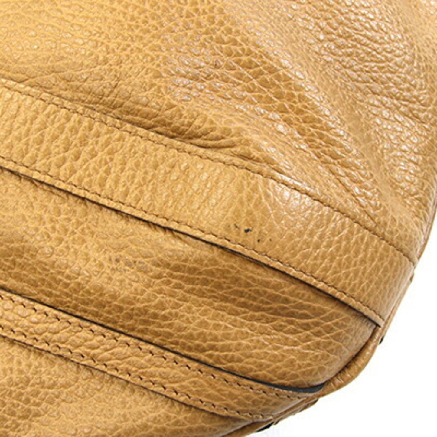 Gucci Beige Leather Handbag Shoulder Bag ( )