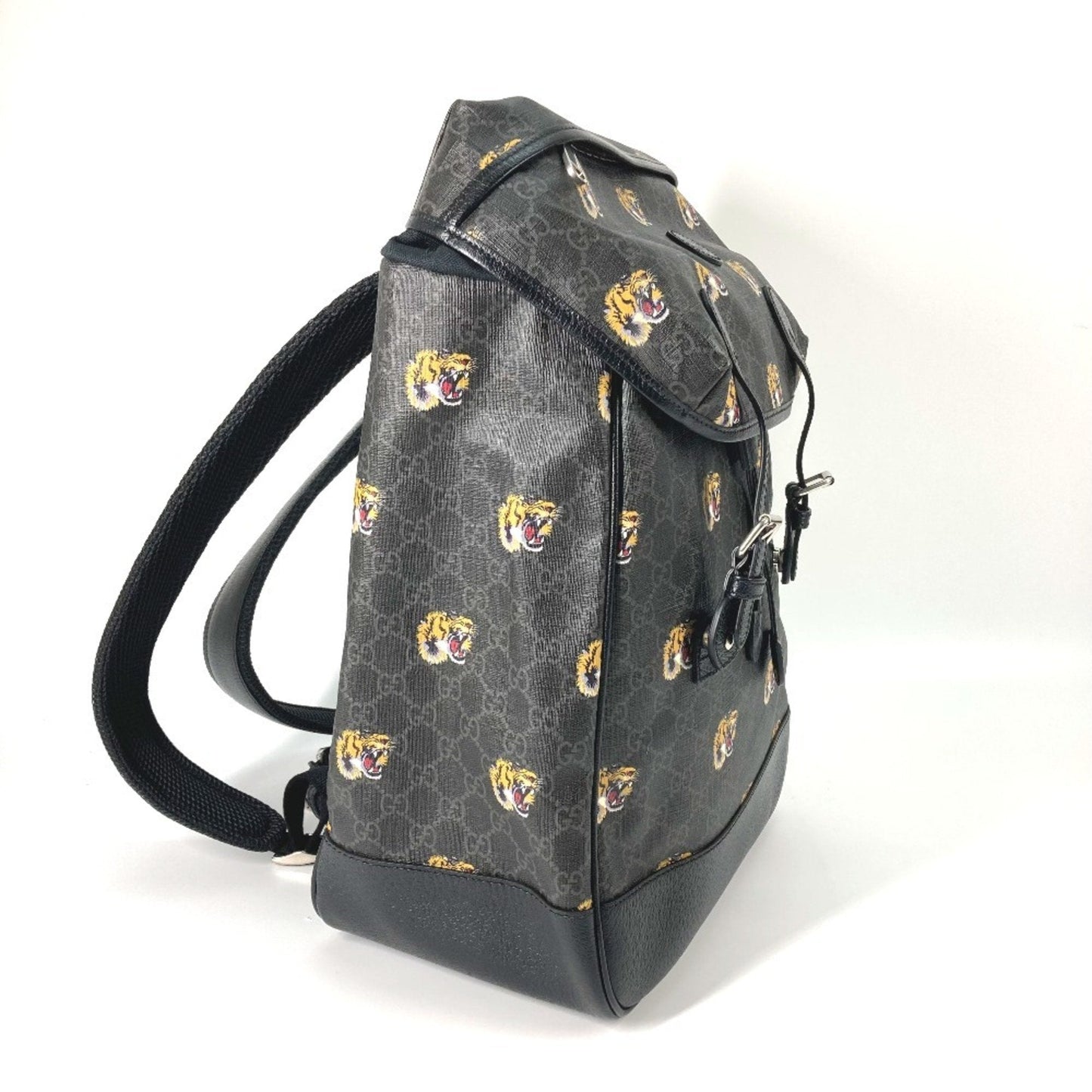 Gucci Black Gg Supreme Backpack ( )