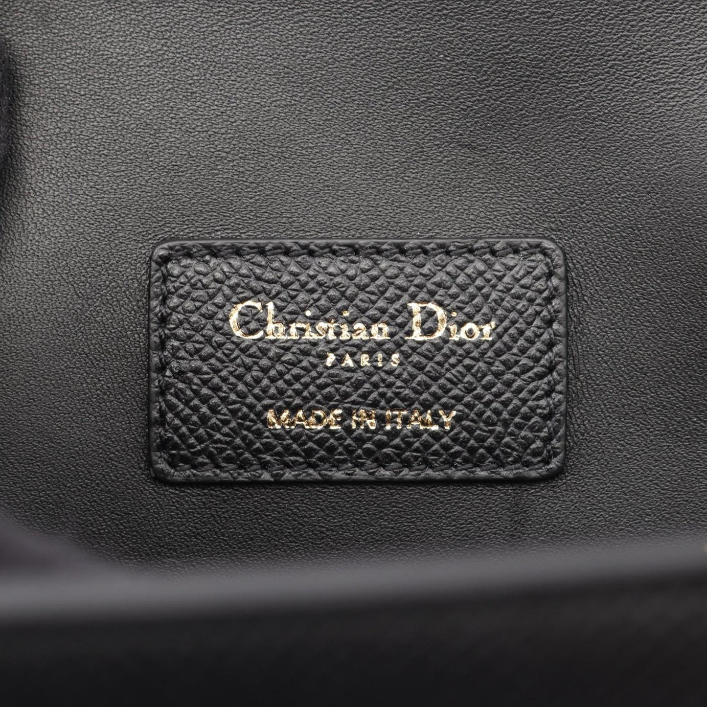 Christian Dior Black Leather Handbag ()