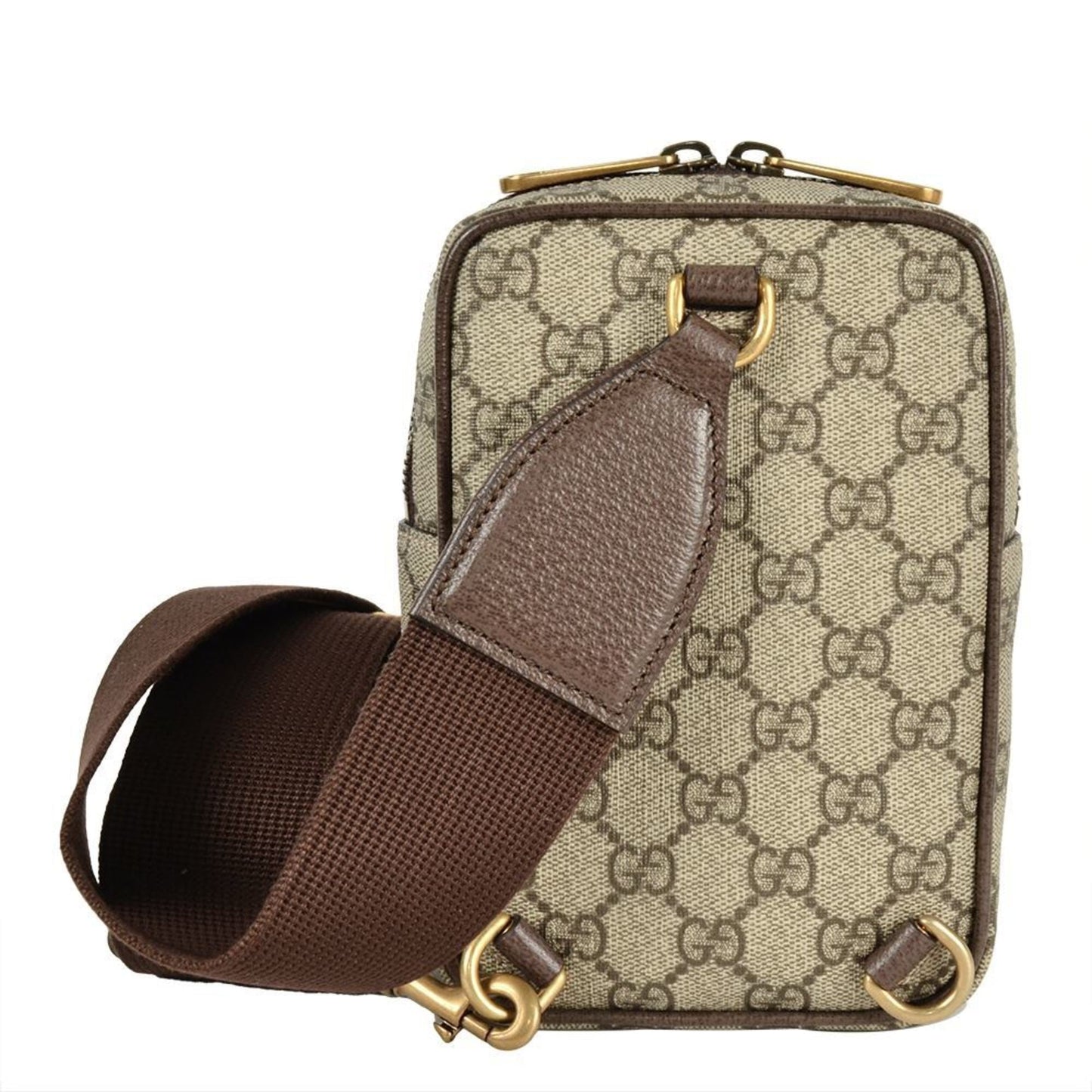 Gucci Beige Gg Supreme Shoulder Bag Sling Bag ( )