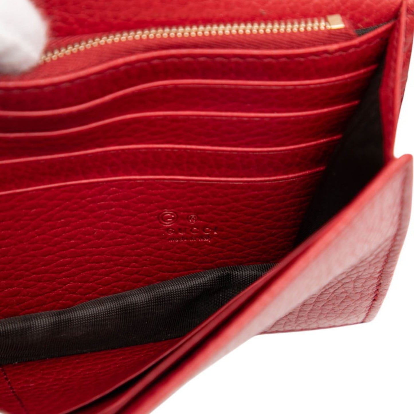 Gucci Red Color Leather Shoulder Bag ( )