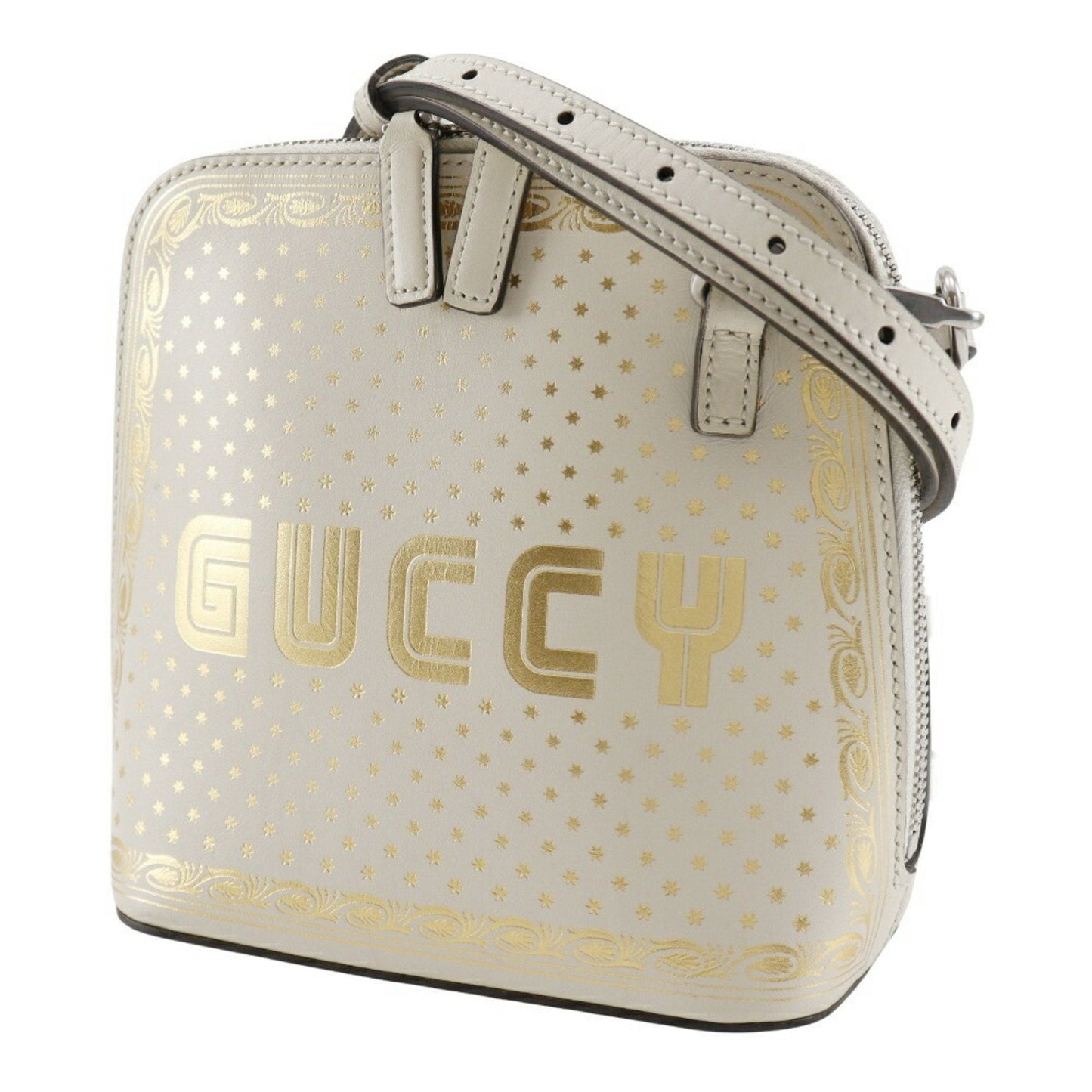 Gucci White Leather Shoulder Bag ( )