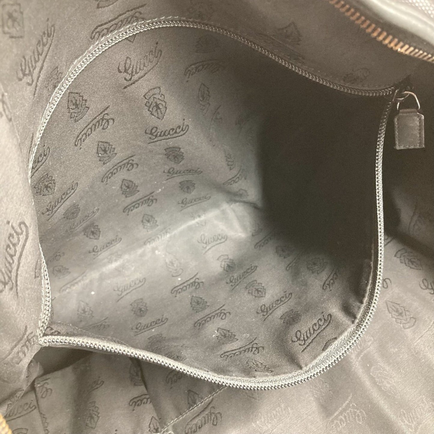 Gucci Gg ImprimÃ© Black Leather Gg ImprimÃ© Boston Bag Shoulder Bag Tote Bag ( )
