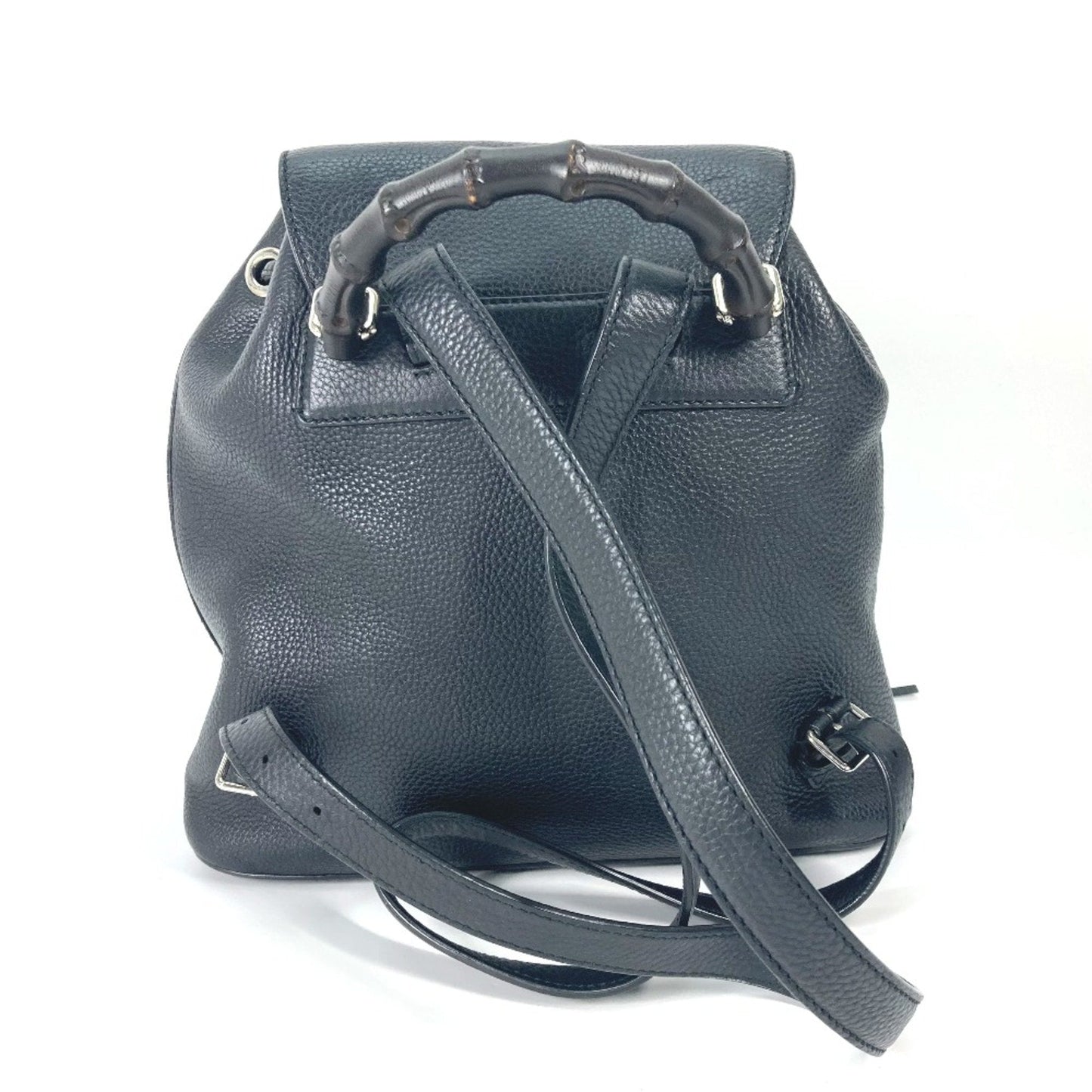 Gucci Black Leather Backpack ( )