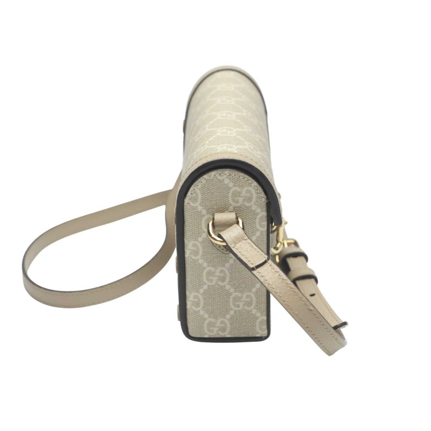 Gucci Beige Pvc Shoulder Bag ( )