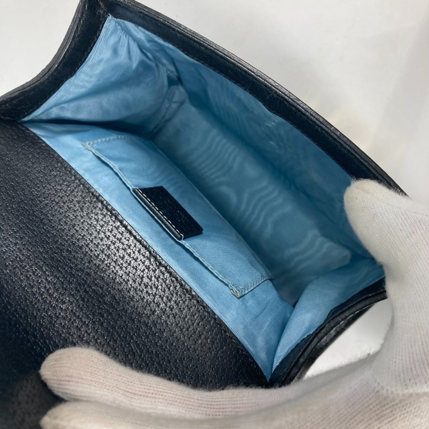Gucci Black Leather Shoulder Bag ( )