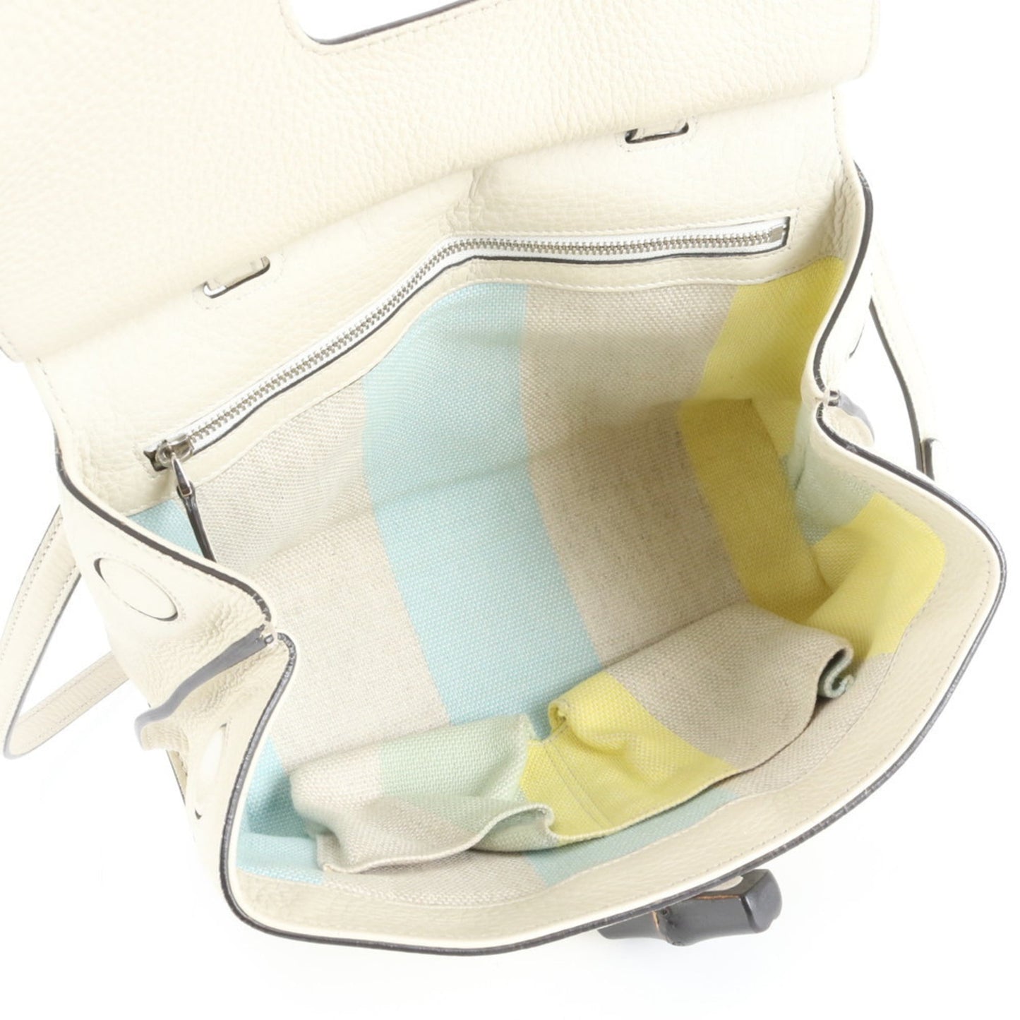 Gucci Ivory Leather Shoulder Bag ( )