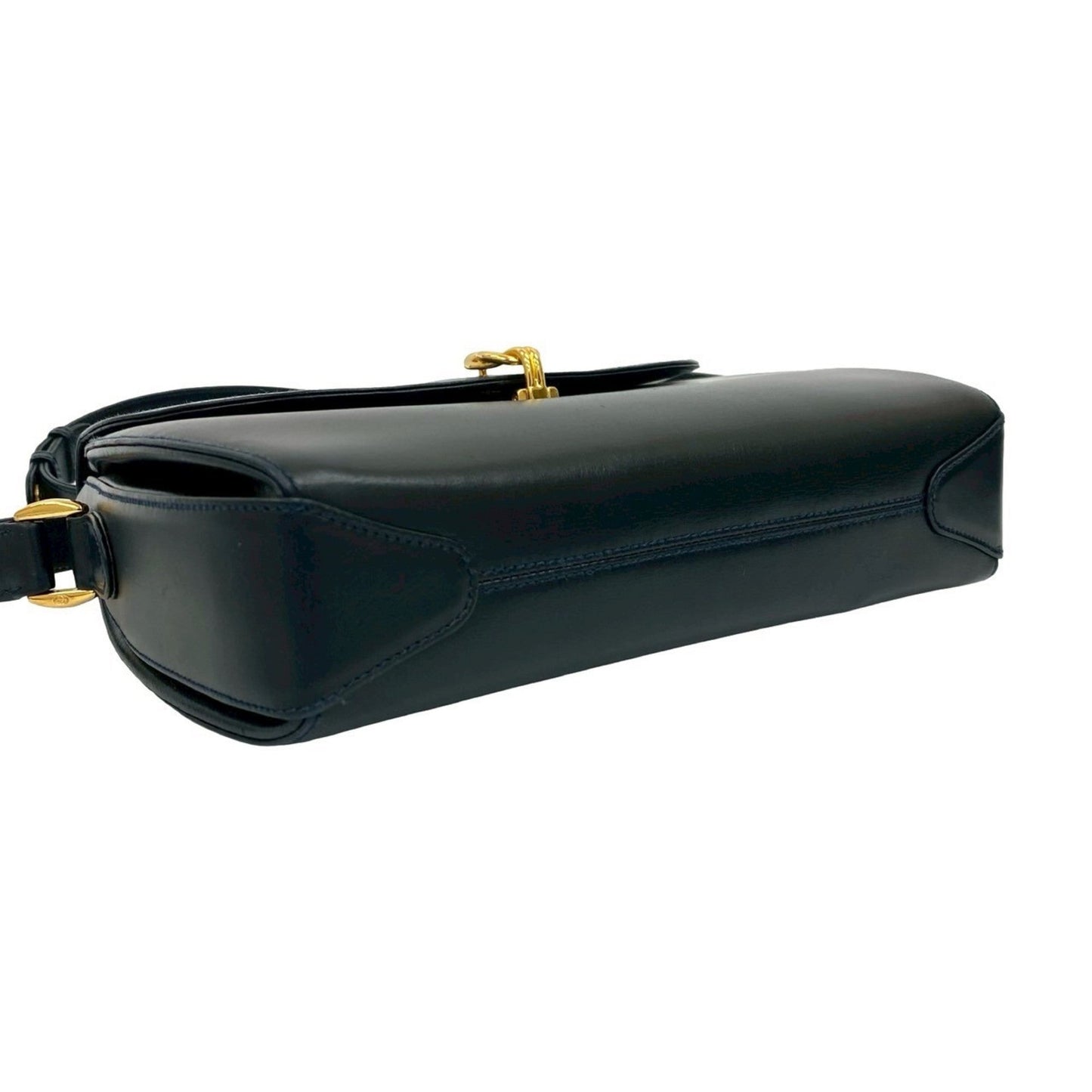 Gucci Navy Leather Shoulder Bag ( )