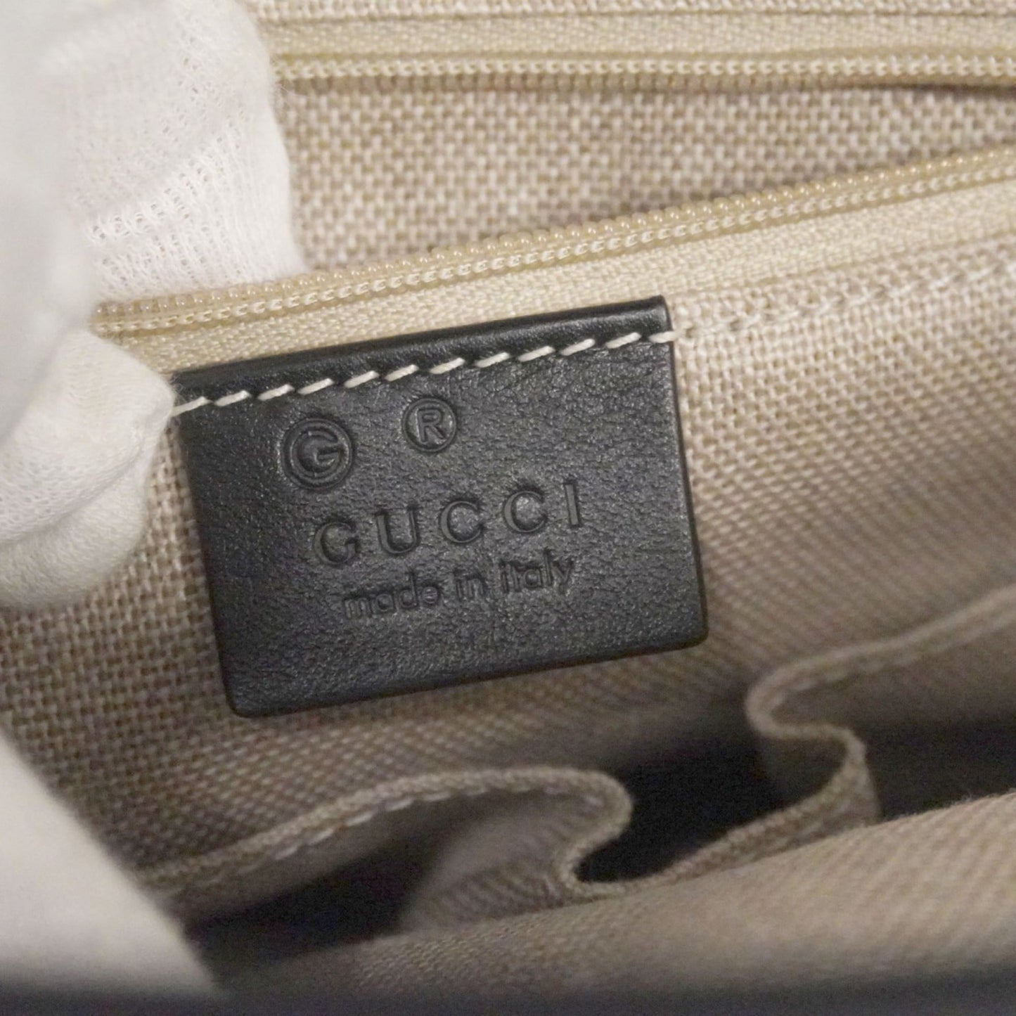 Gucci Black Leather Backpack ( )