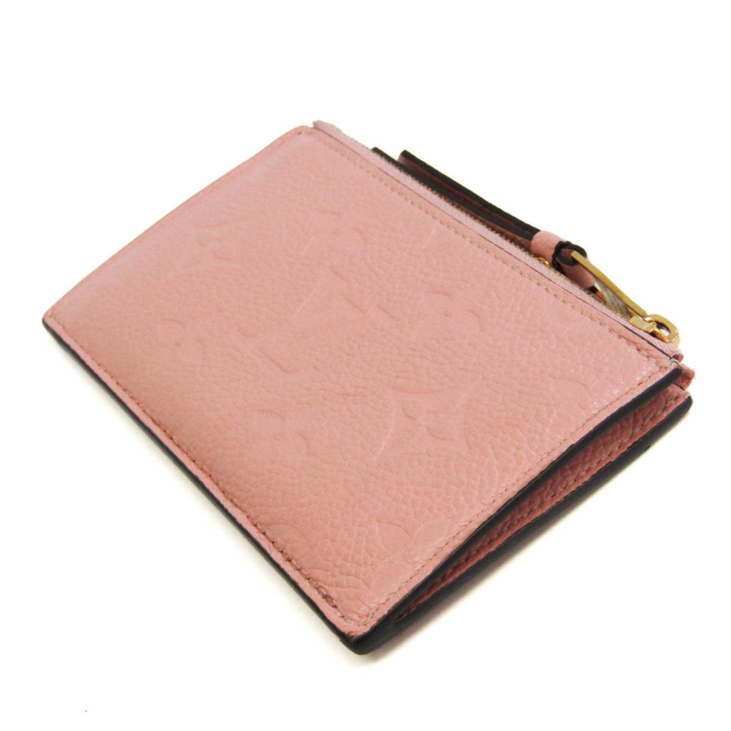 Louis Vuitton Monogram Empreinte Porto Cult Zip M67853 Women's Monogram Empreinte Coin Purse/coin Case Rose Poudre
