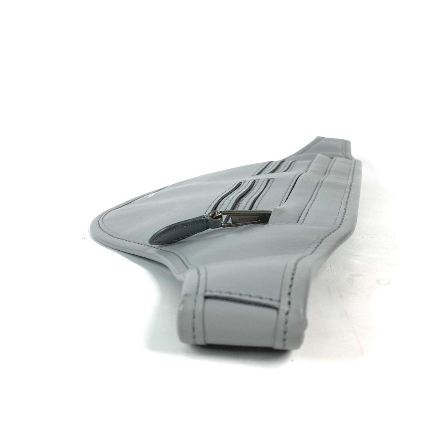 Burberry Gray Leather Fanny Pack ( )