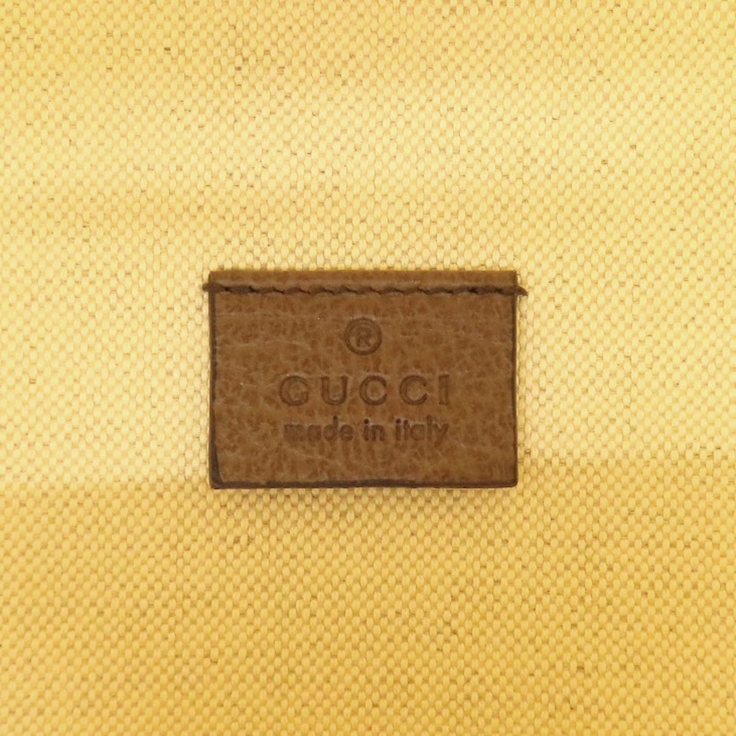 Gucci Beige Brown Canvas Handbag ( )