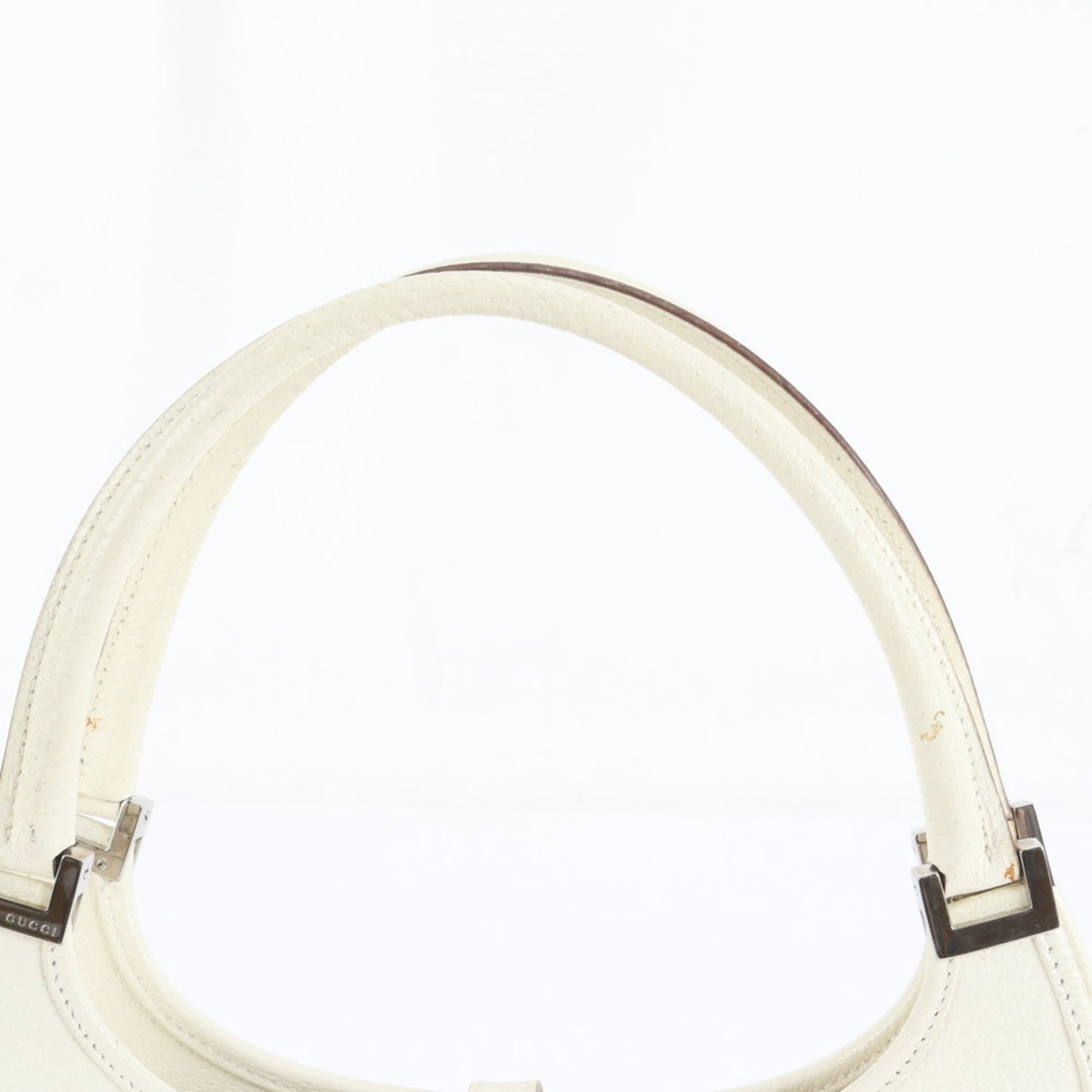 Gucci Ivory Leather Tote Bag ( )