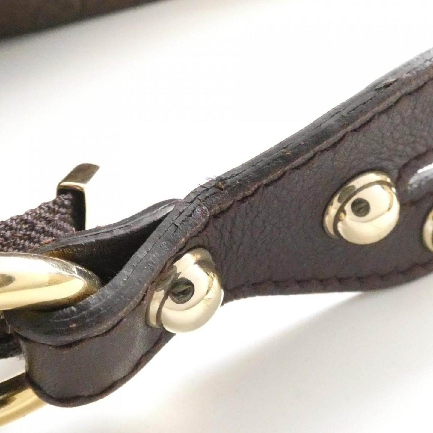 Gucci Brown Leather Shoulder Bag ( )