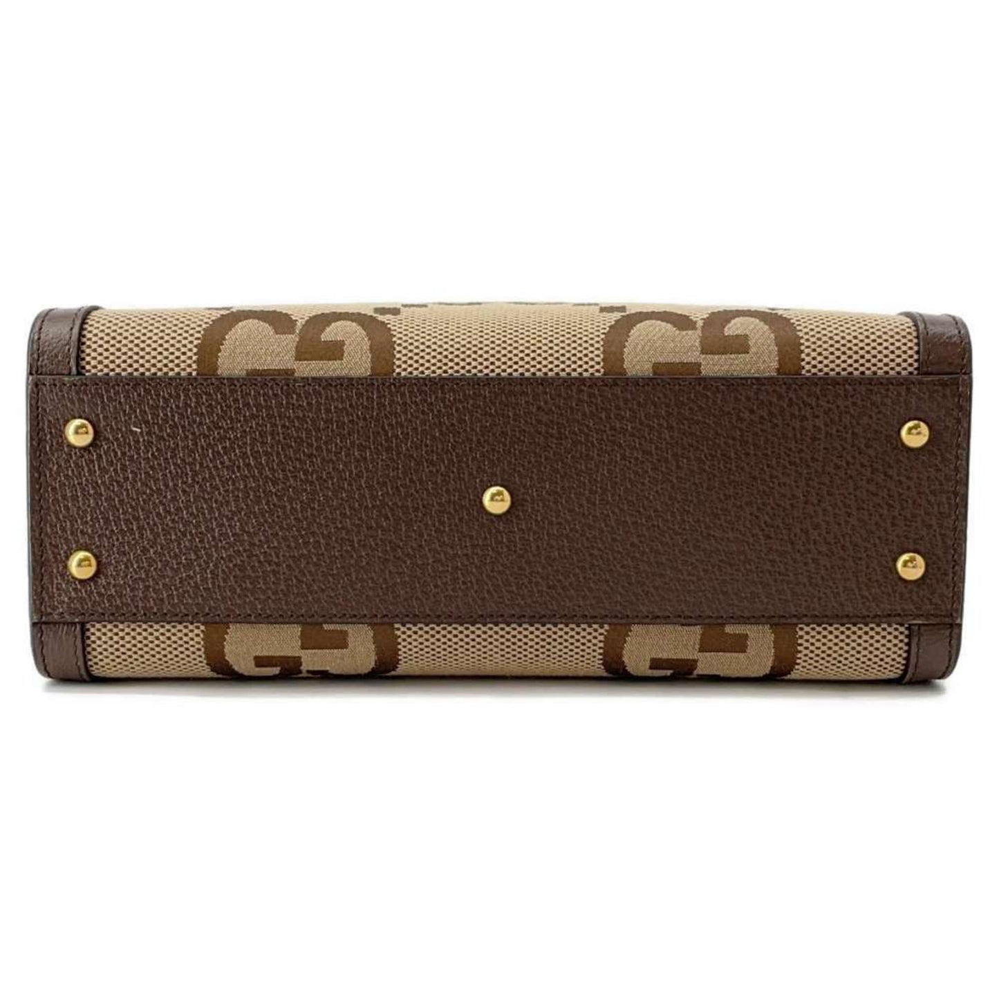 Gucci Leather Canvas Tote