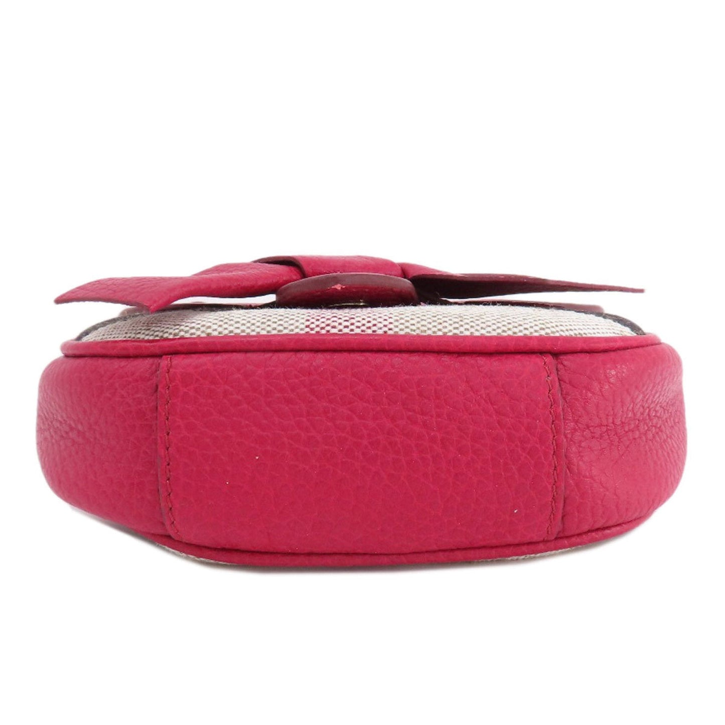 Burberry Red Color Leather Shoulder Bag ( )