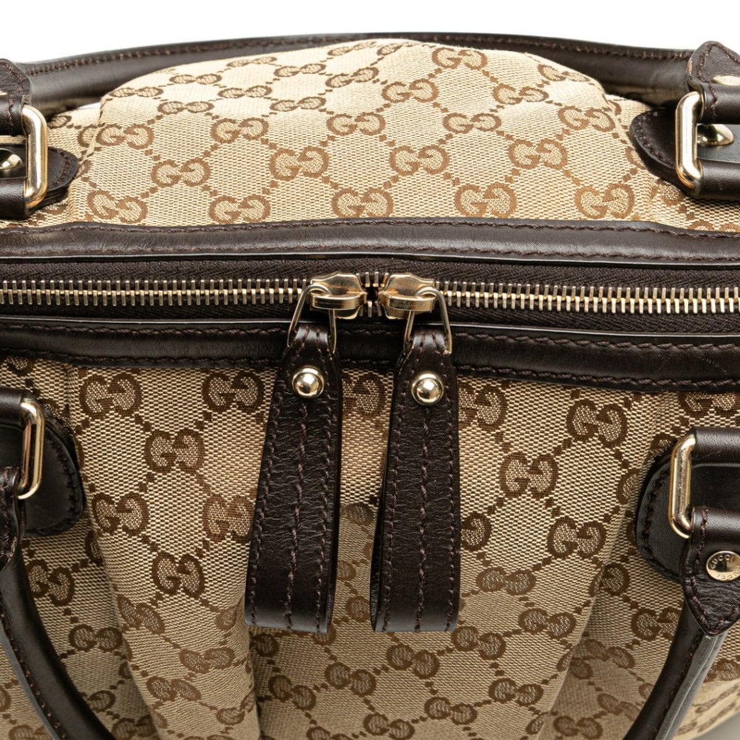 Gucci Gg Canvas Beige Brown Gg Canvas Shoulder Bag Tote Bag ( )