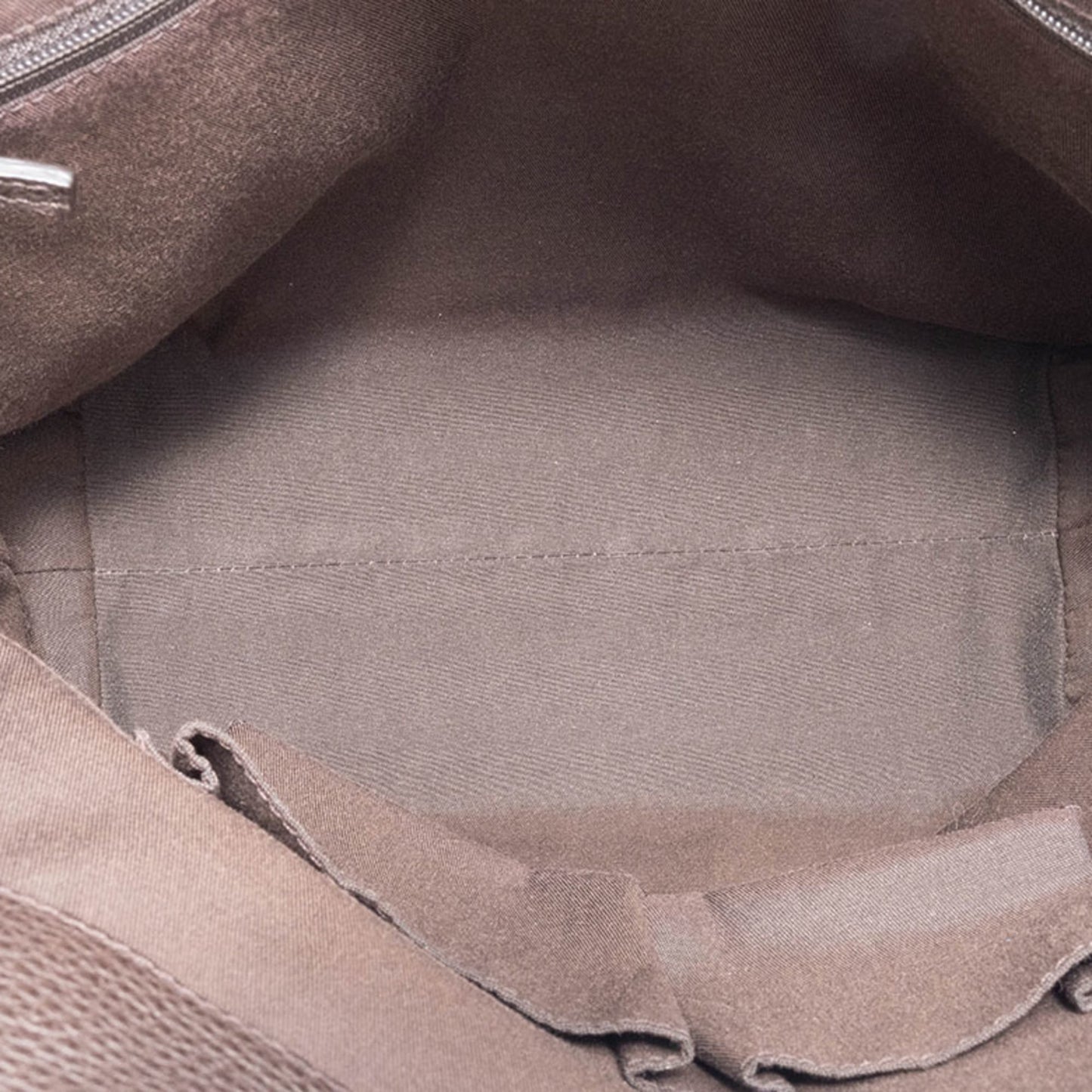 Gucci Beige Brown Pvc Canvas Leather Tote Bag ( )