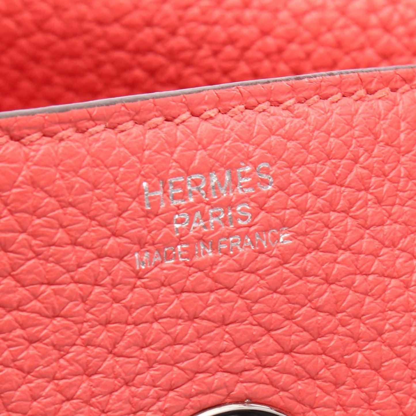 Hermes Lindy Pink Taurillon Clemence Leather Shoulder Bag ( )