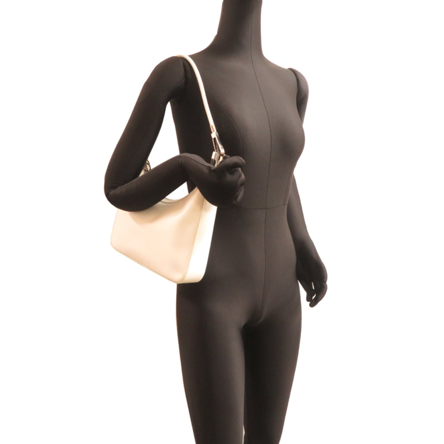 Gucci White Leather Shoulder Bag ( )