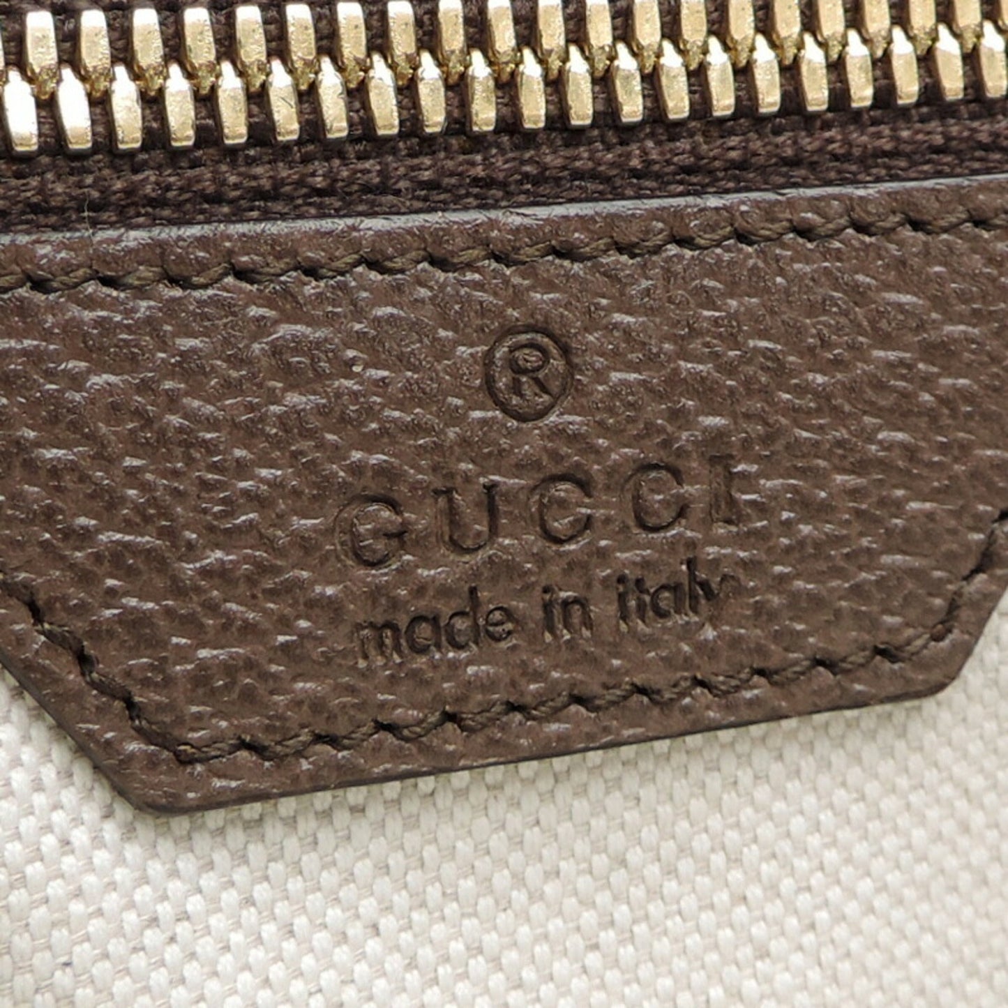 Gucci Beige Leather Tote Bag ( )