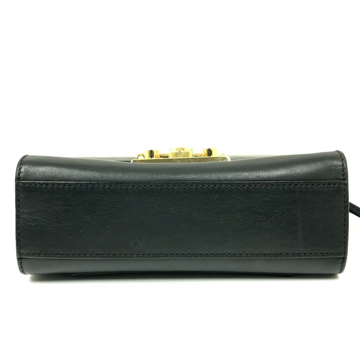 Gucci Black Leather Shoulder Bag ( )