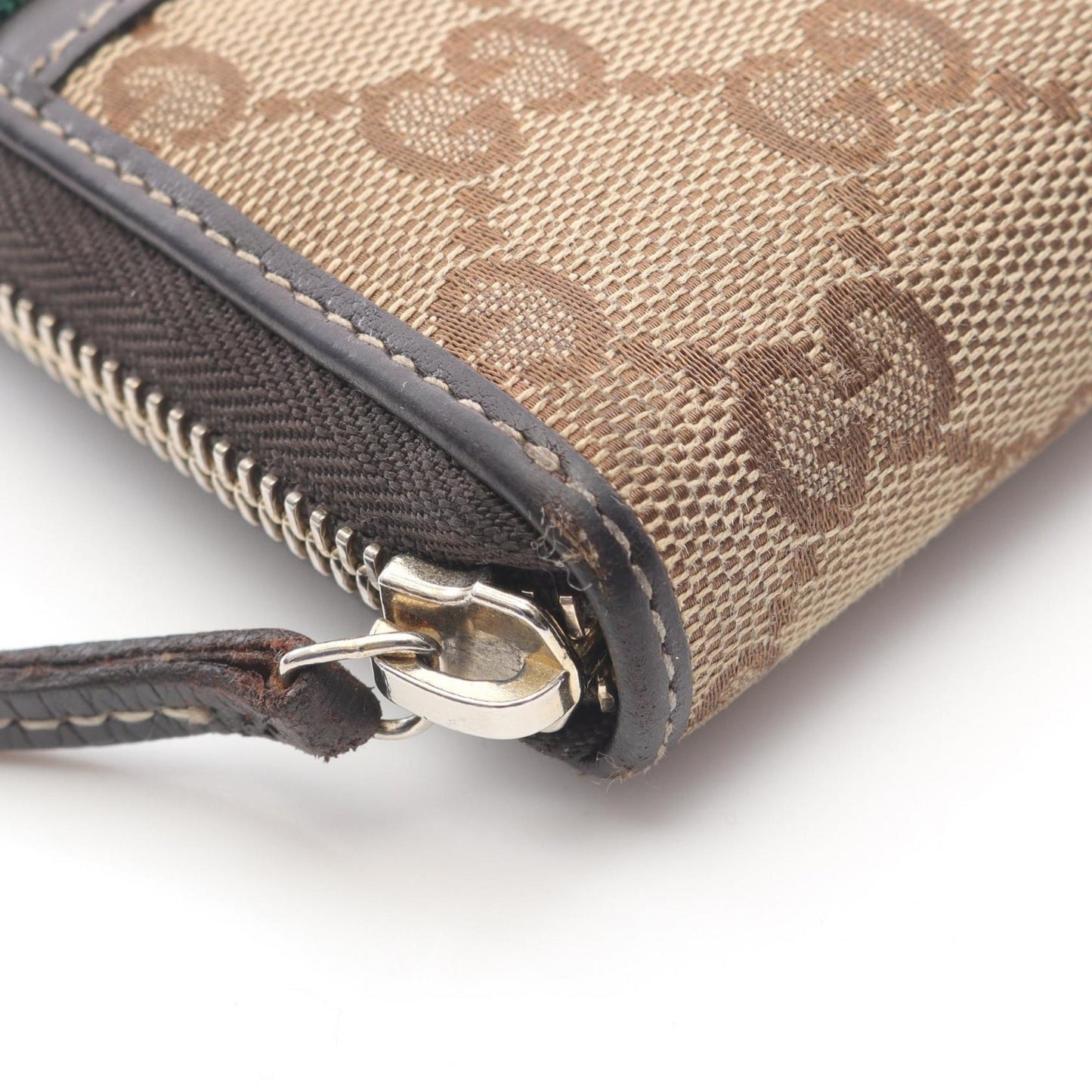 Gucci Beige Multi-Color Canvas Leather Long Wallet (Bi-Fold) ( )