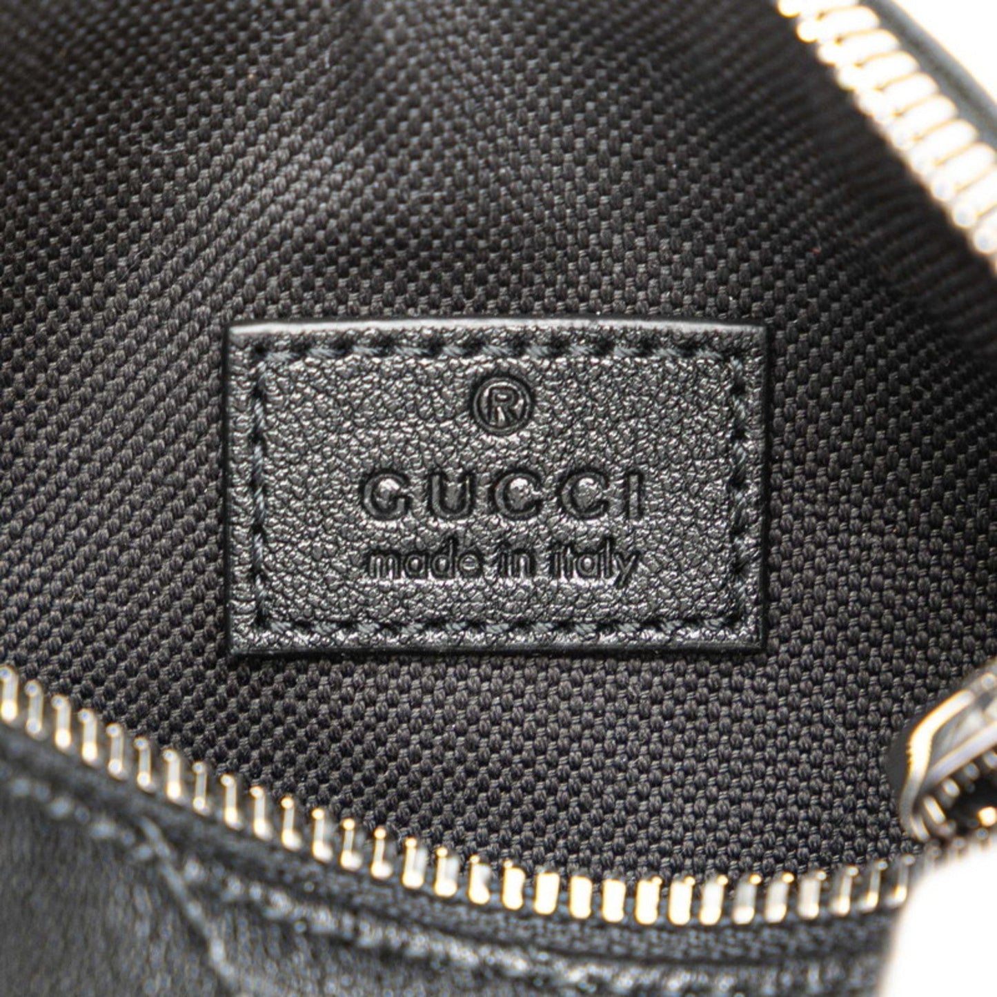 Gucci Black Leather Shoulder Bag ( )