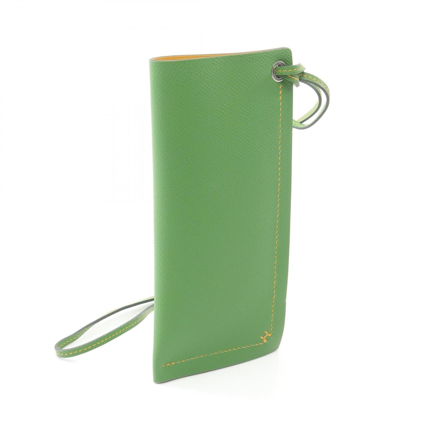 Hermes Sellier Green Vert Epsom Leather Pouch ( )
