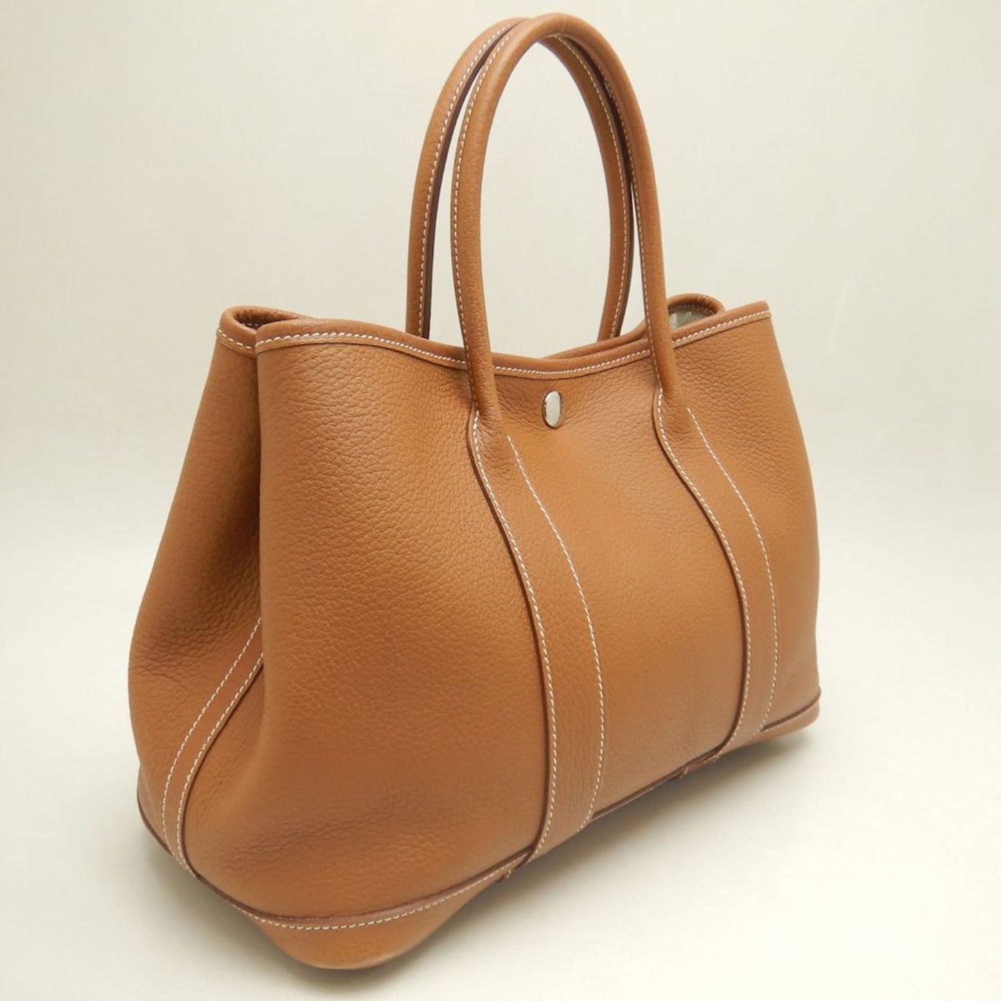 Hermes Gold Negonda Leather Handbag ( )