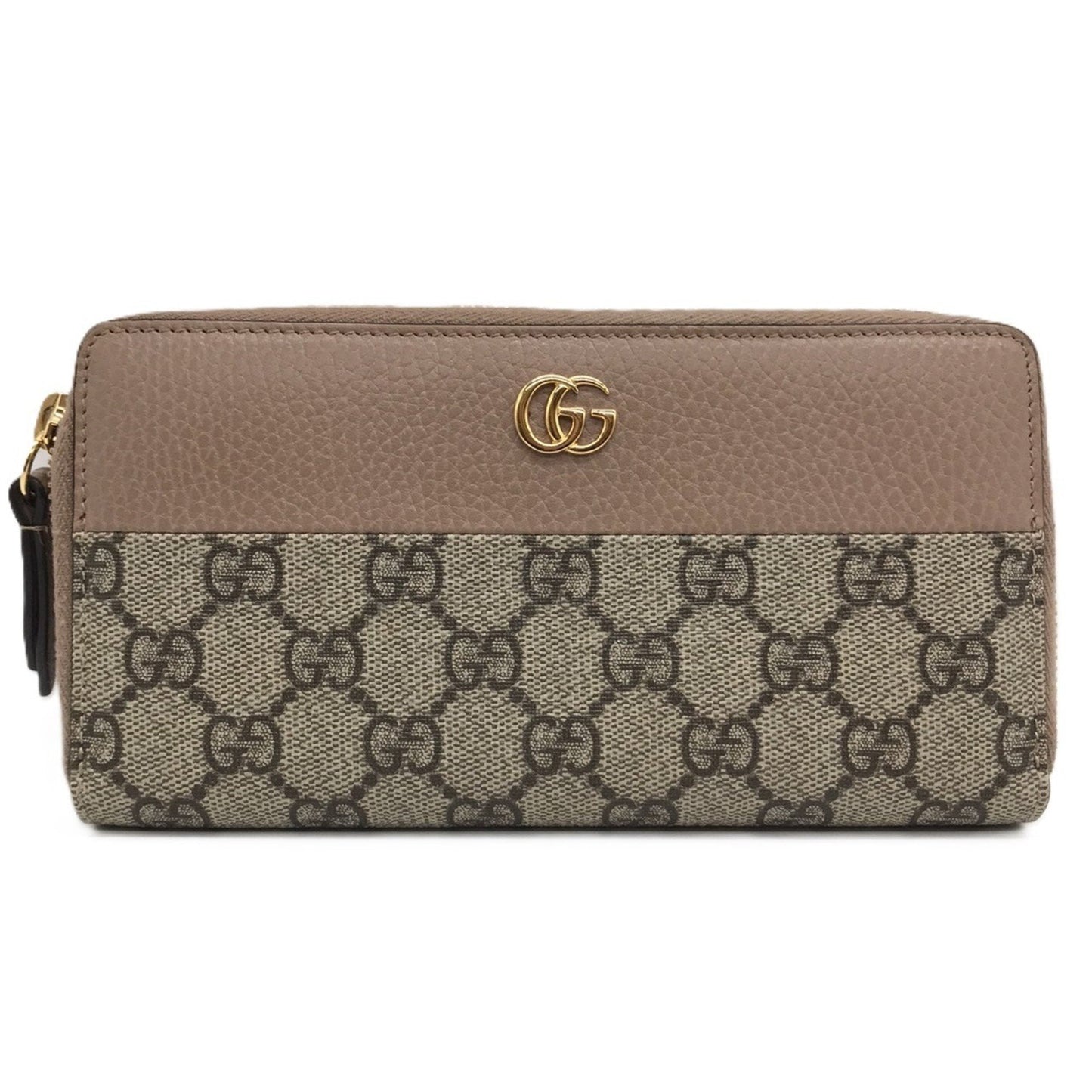 Gucci Beige Gg Supreme Long Wallet (Bi-Fold) ( )