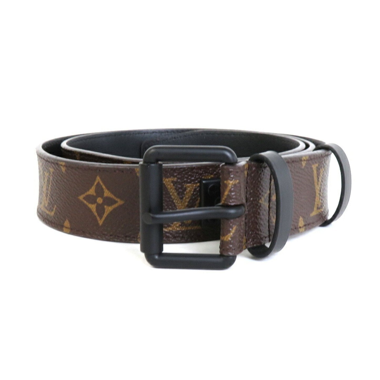 LOUIS VUITTON Belt Monogram Virgil Abloh Suntulle Signature 35MM Chain/Monogram Solar Ray Brown x Orange Men's MP228T