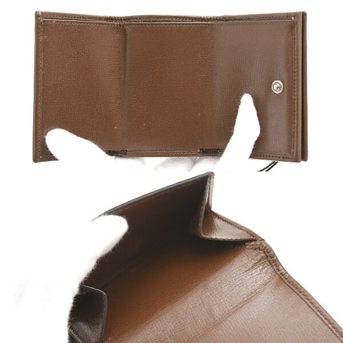 Gucci Beige Gg Canvas Wallet (Tri-Fold) ( )