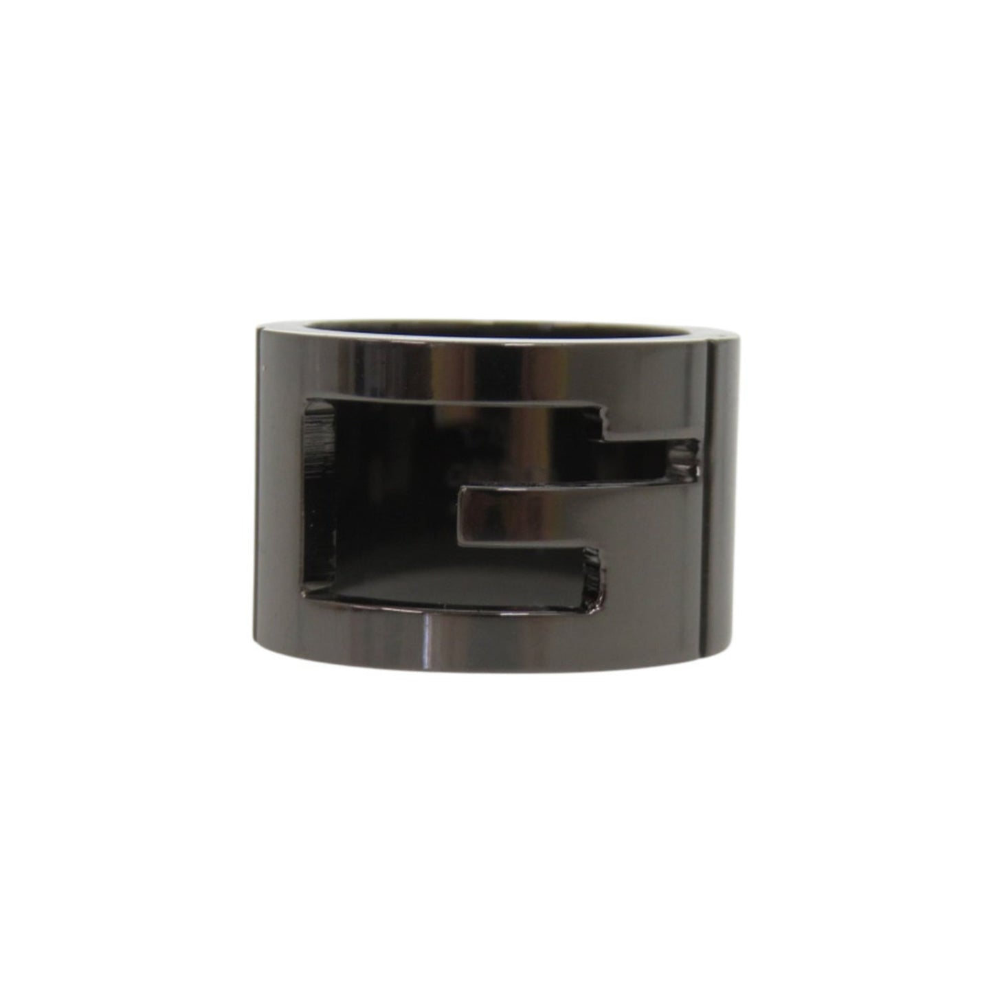 Gucci Gunmetal Silver 925 Band Ring ( )