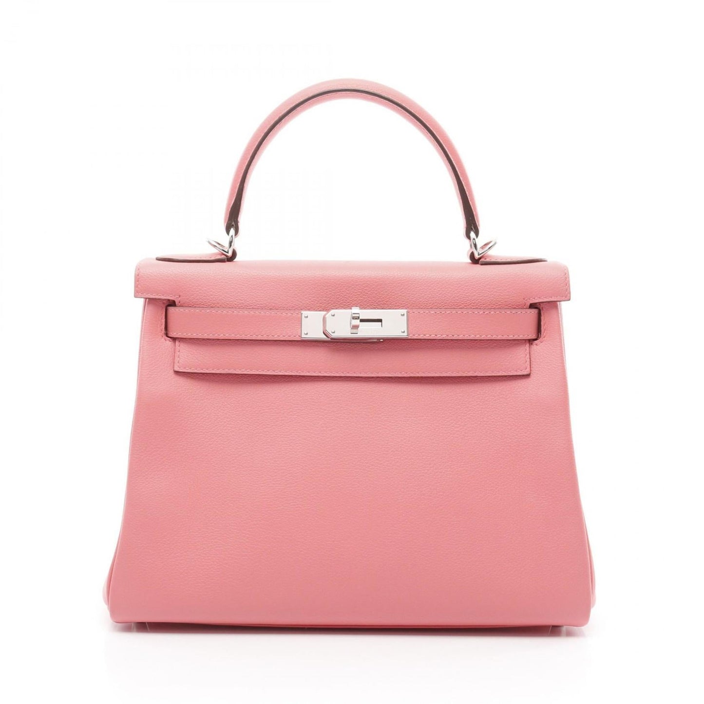 Hermes Pink Red Color Handbag ( )