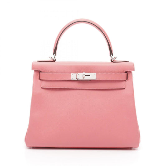 Hermes Pink Red Color Handbag ( )