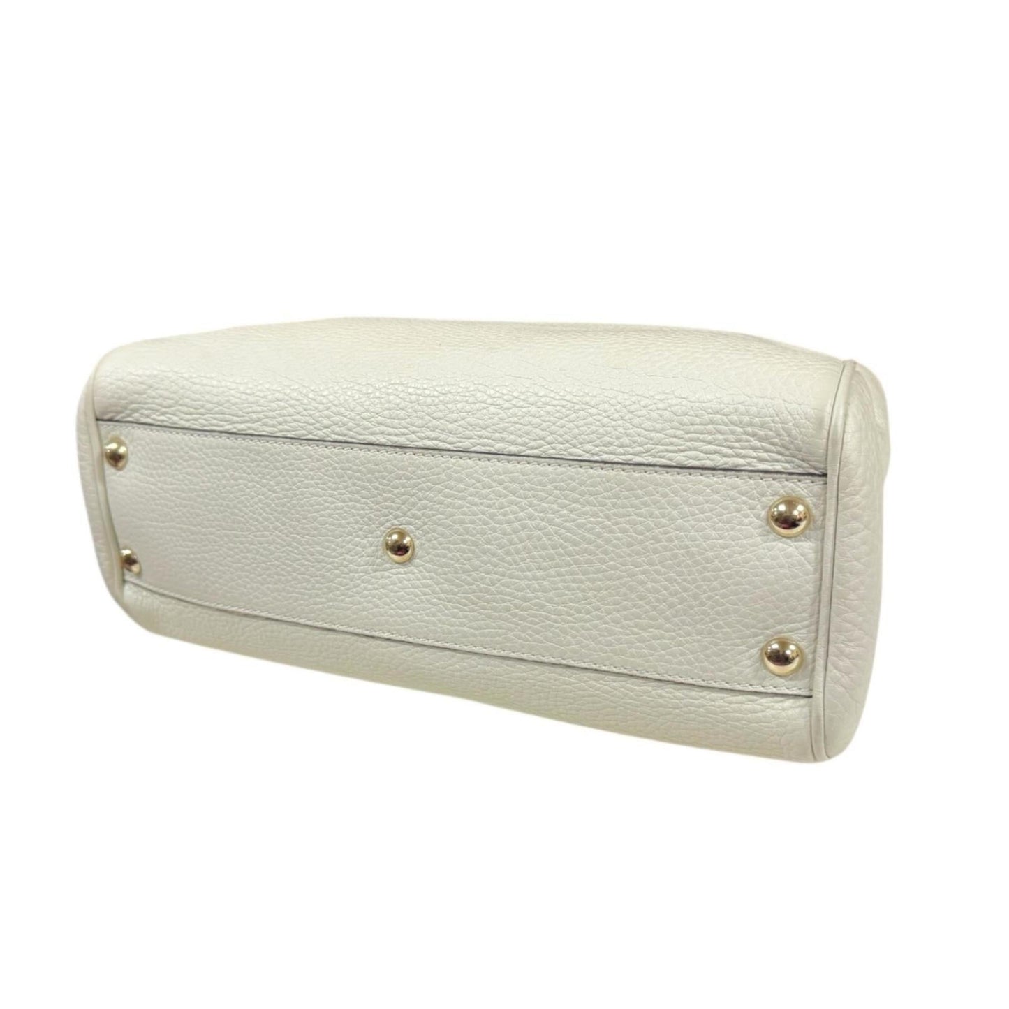 Gucci Ivory White Bamboo Shoulder Bag ( )