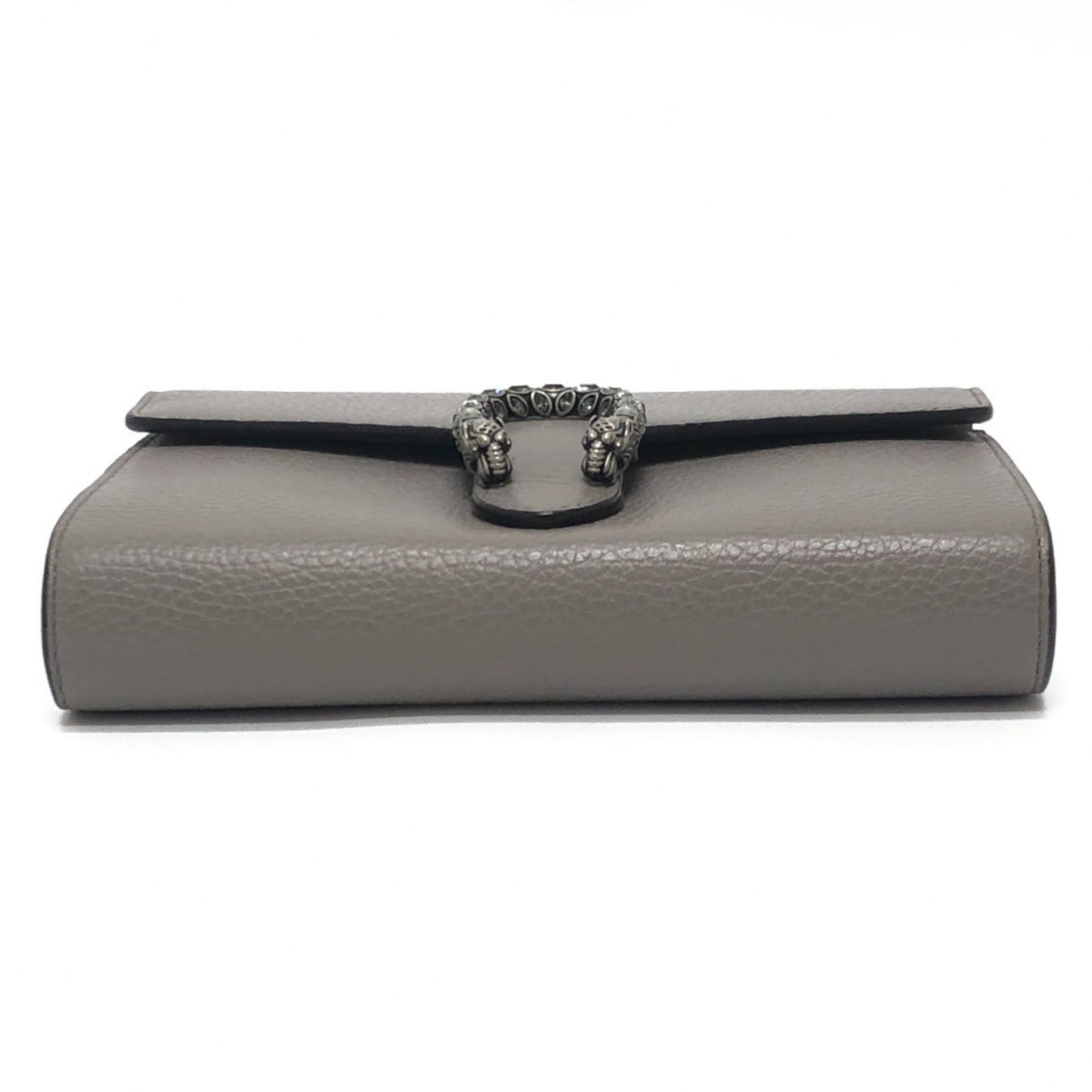 Gucci Gray Leather Shoulder Bag ( )