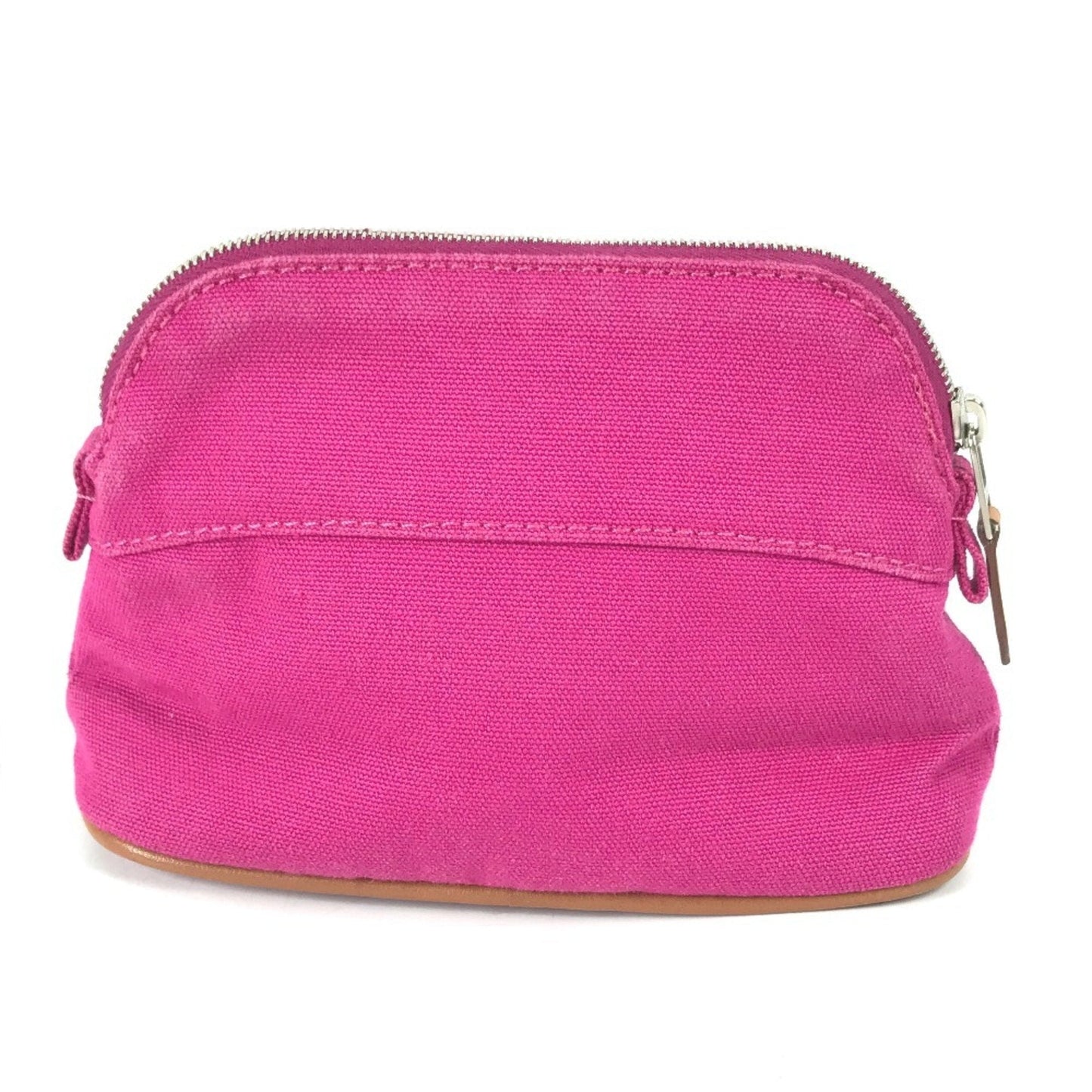 Hermes Pink Canvas Pouch ( )