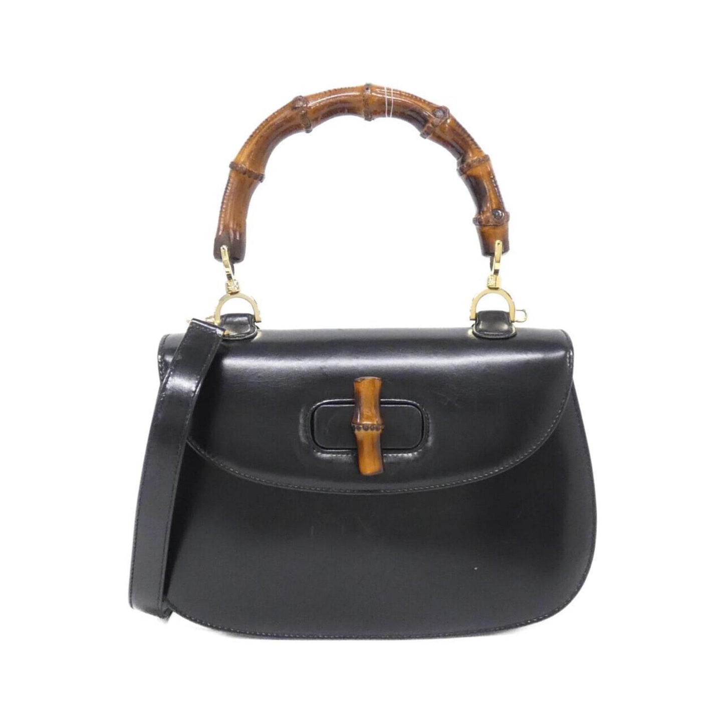 Gucci Black Leather Handbag ( )
