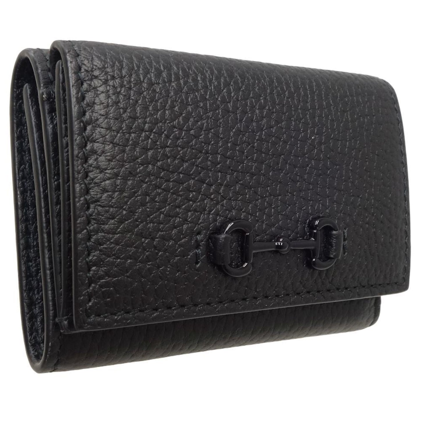 Gucci Black Leather Wallet (Tri-Fold) ( )