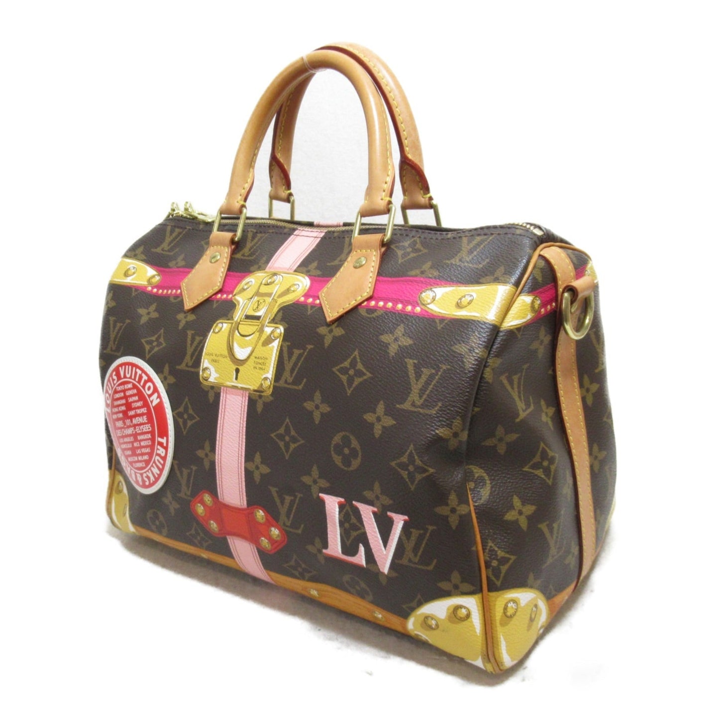 LOUIS VUITTON Bandouliere 30 2wayShoulder Bag Brown Monogram PVC coated canvas