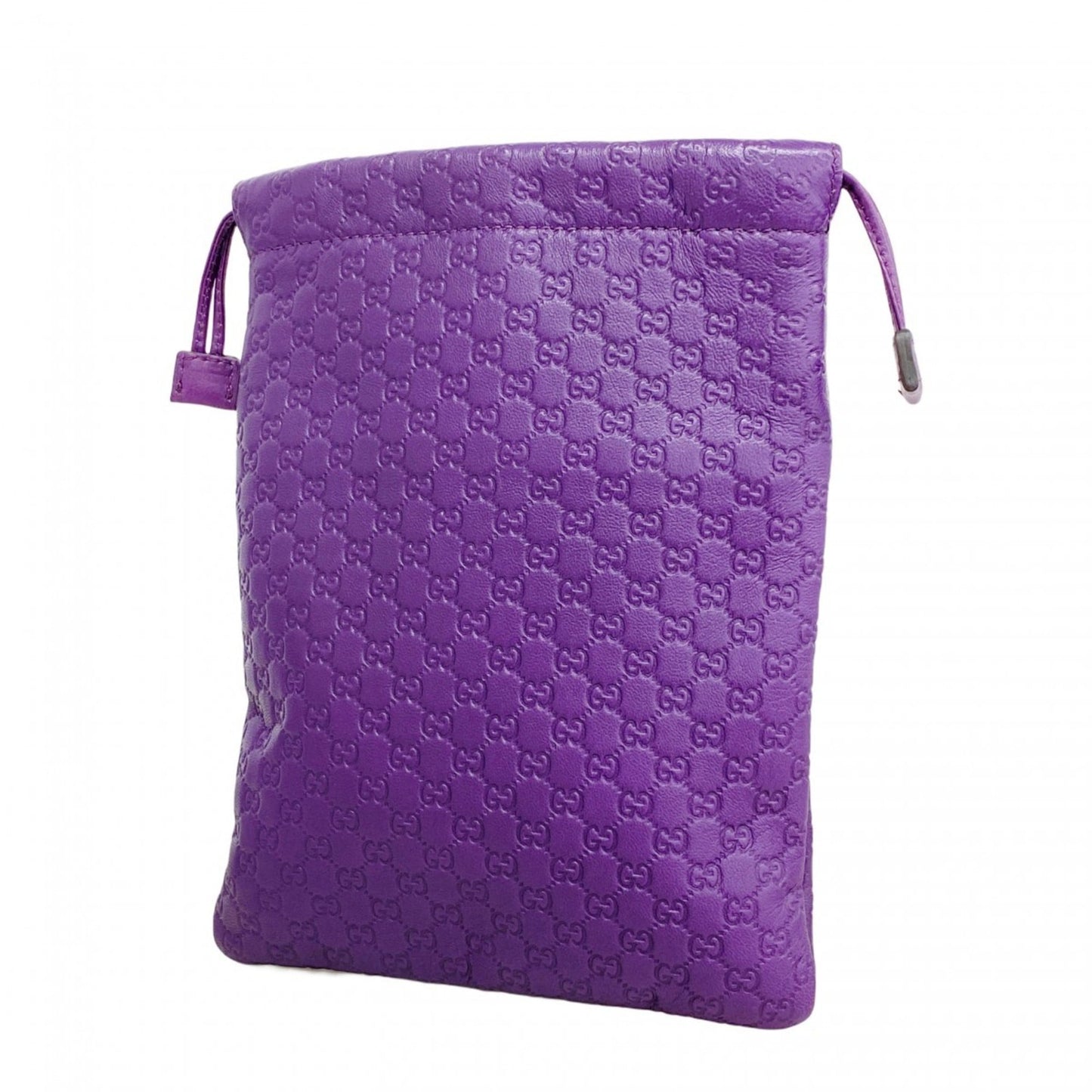 Gucci Purple Leather Pouch ( )
