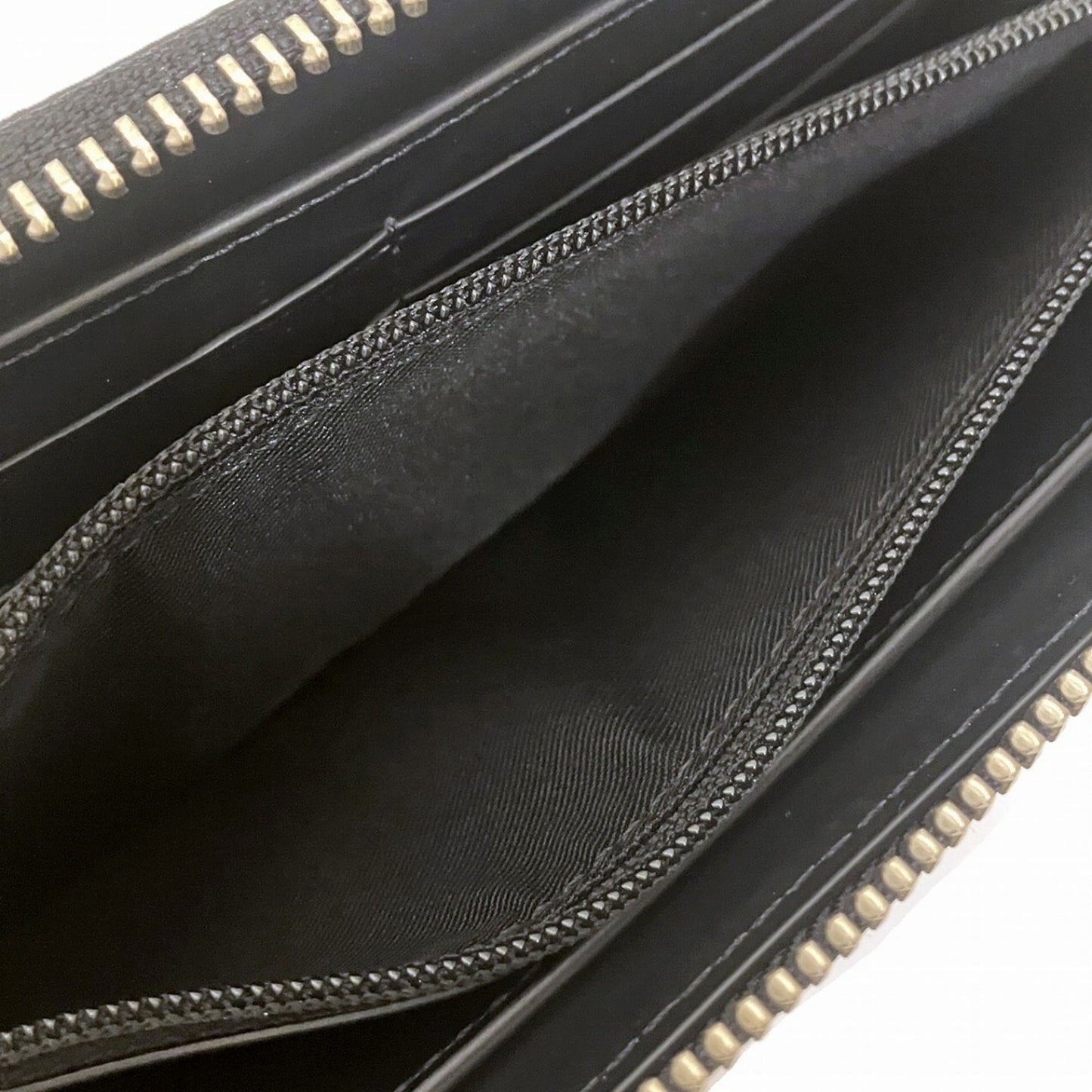 Gucci Navy Gg Supreme Long Wallet (Bi-Fold) ( )