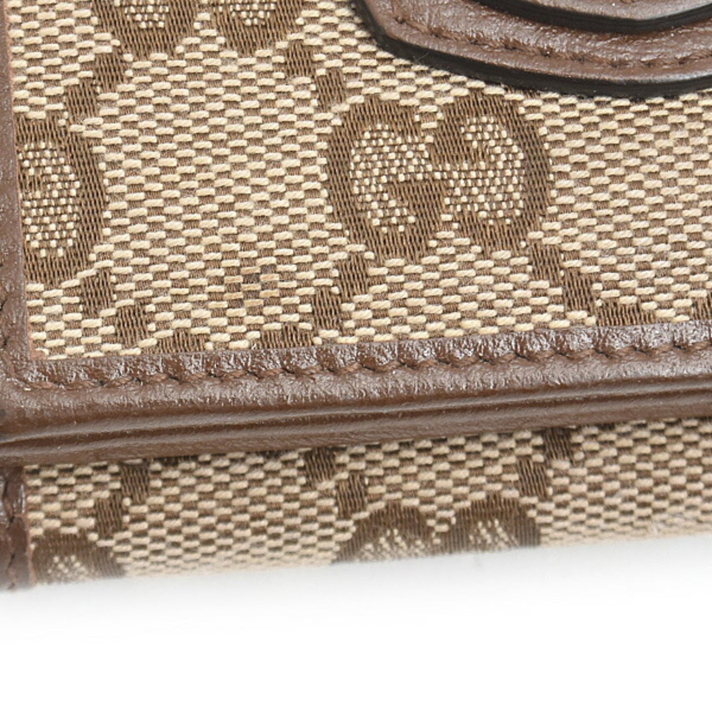 Gucci Beige Gg Canvas Wallet (Tri-Fold) ( )