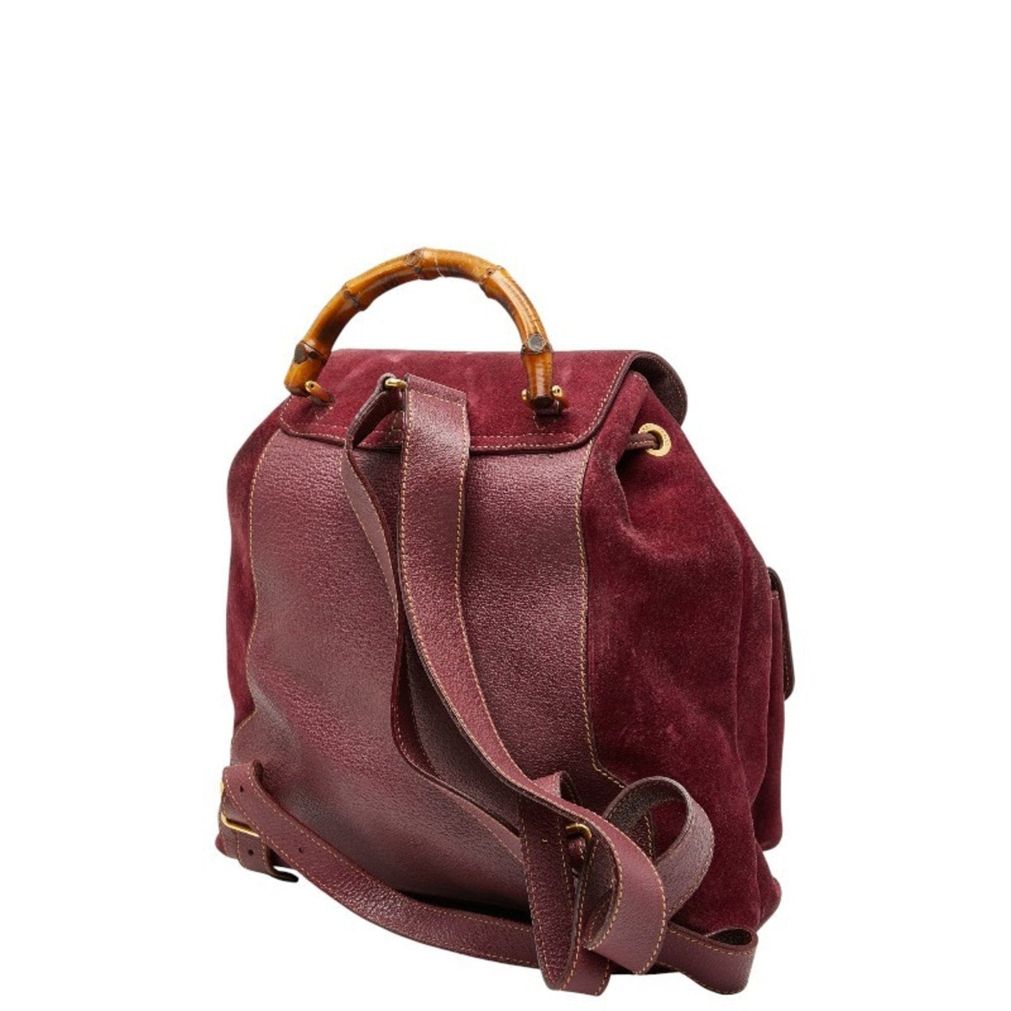 Gucci Purple Suede Backpack ( )